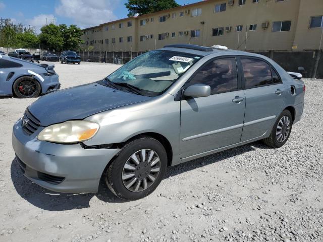 TOYOTA COROLLA 2004 2t1br32e84c277323