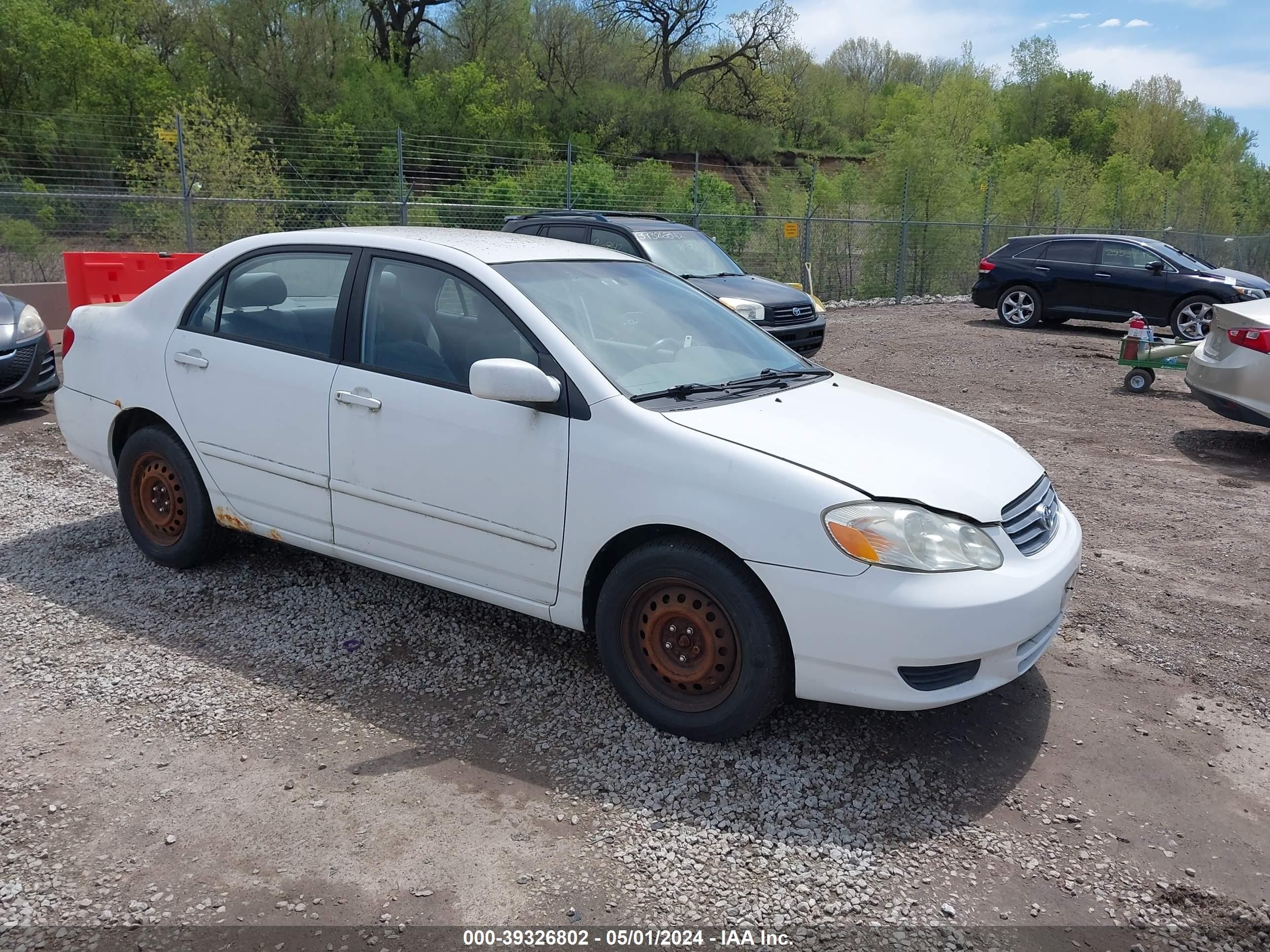 TOYOTA COROLLA 2004 2t1br32e84c315746