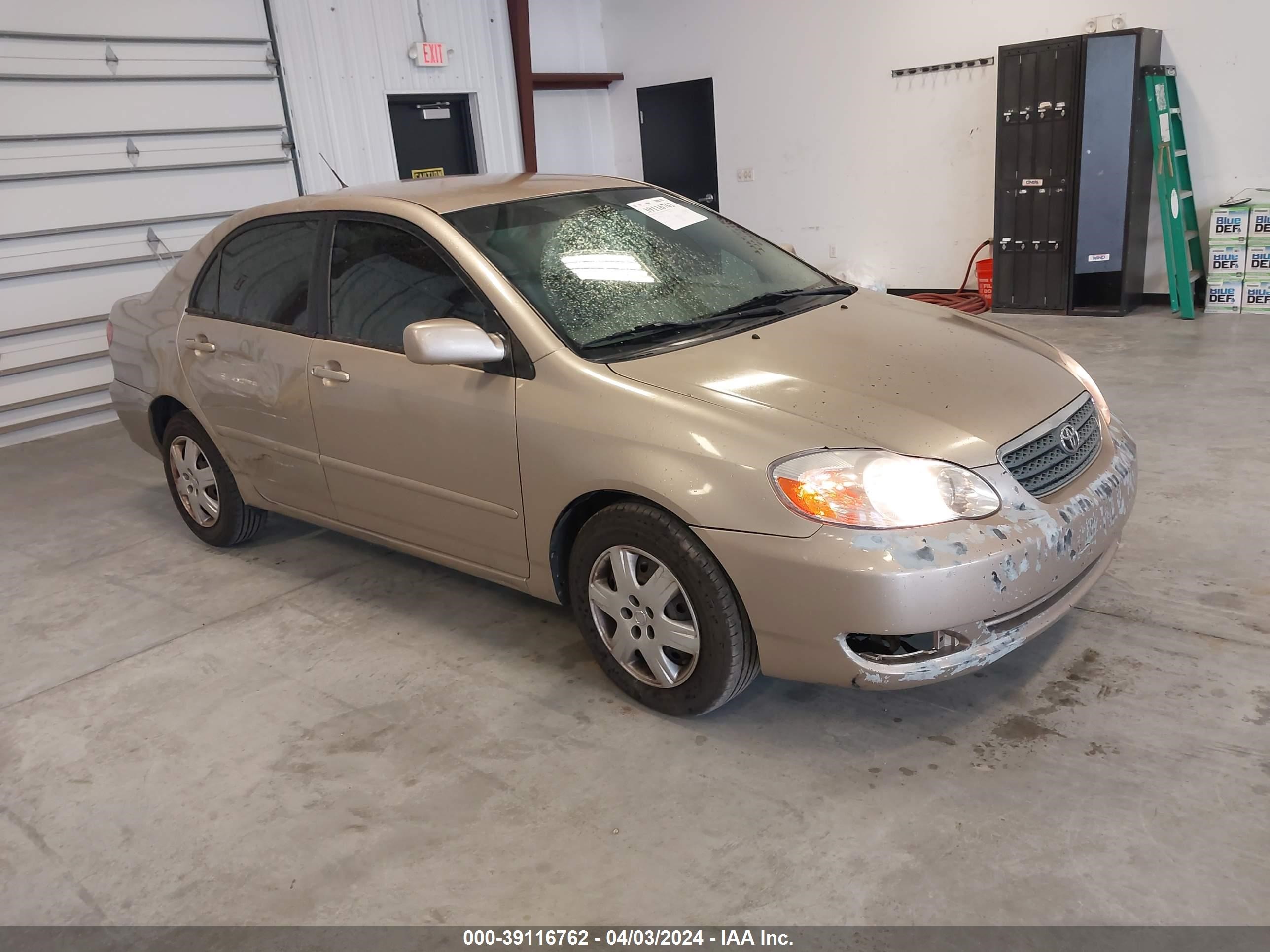 TOYOTA COROLLA 2005 2t1br32e85c408512