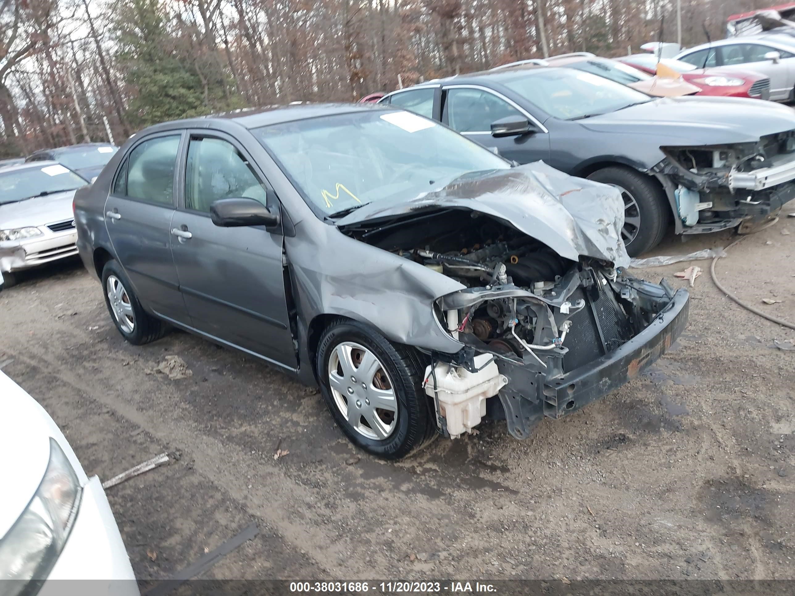 TOYOTA COROLLA 2005 2t1br32e85c476664