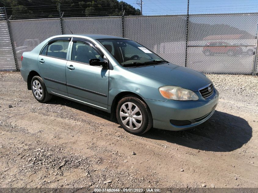 TOYOTA COROLLA 2005 2t1br32e85c483520