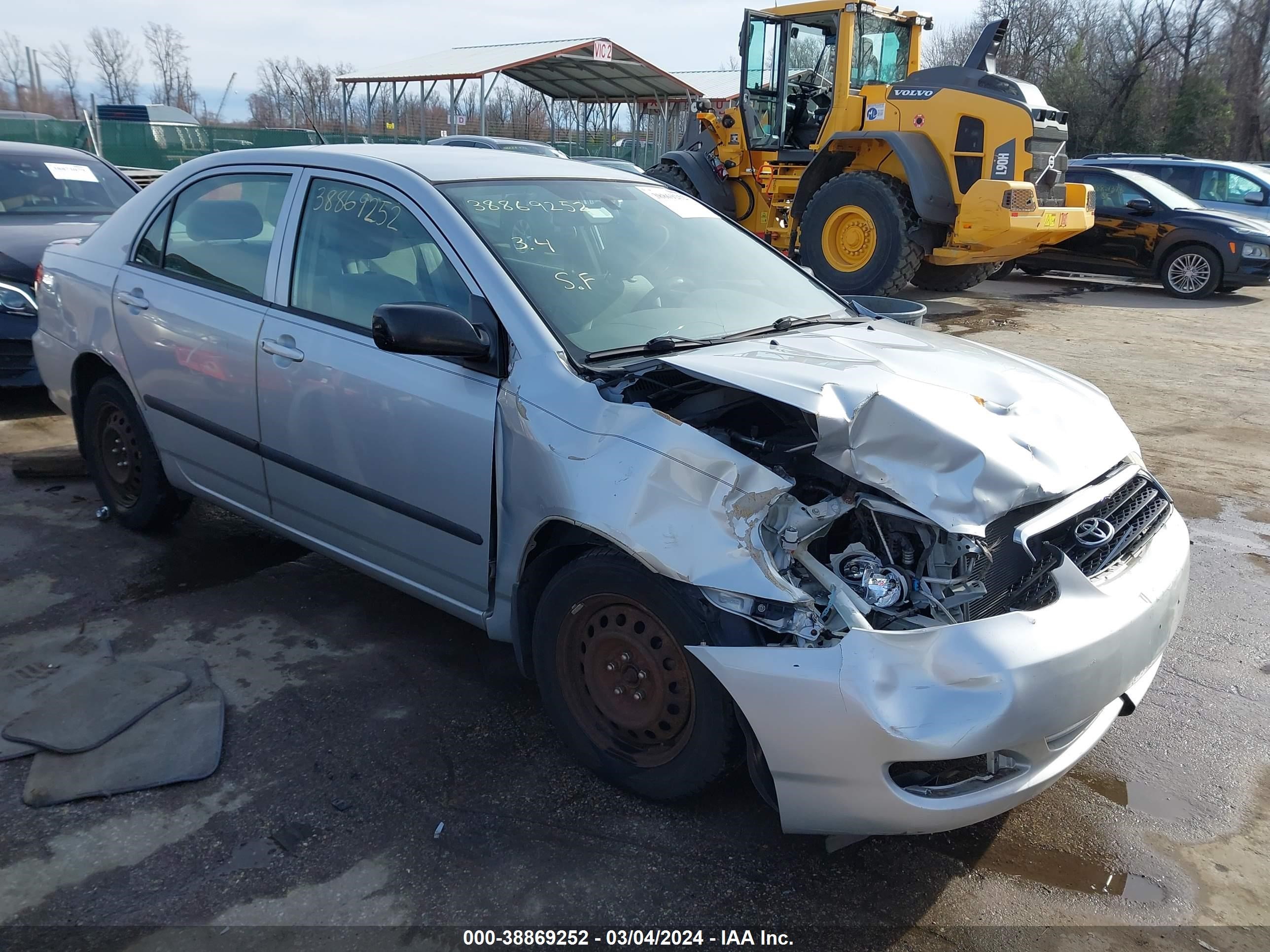 TOYOTA COROLLA 2005 2t1br32e85c553291