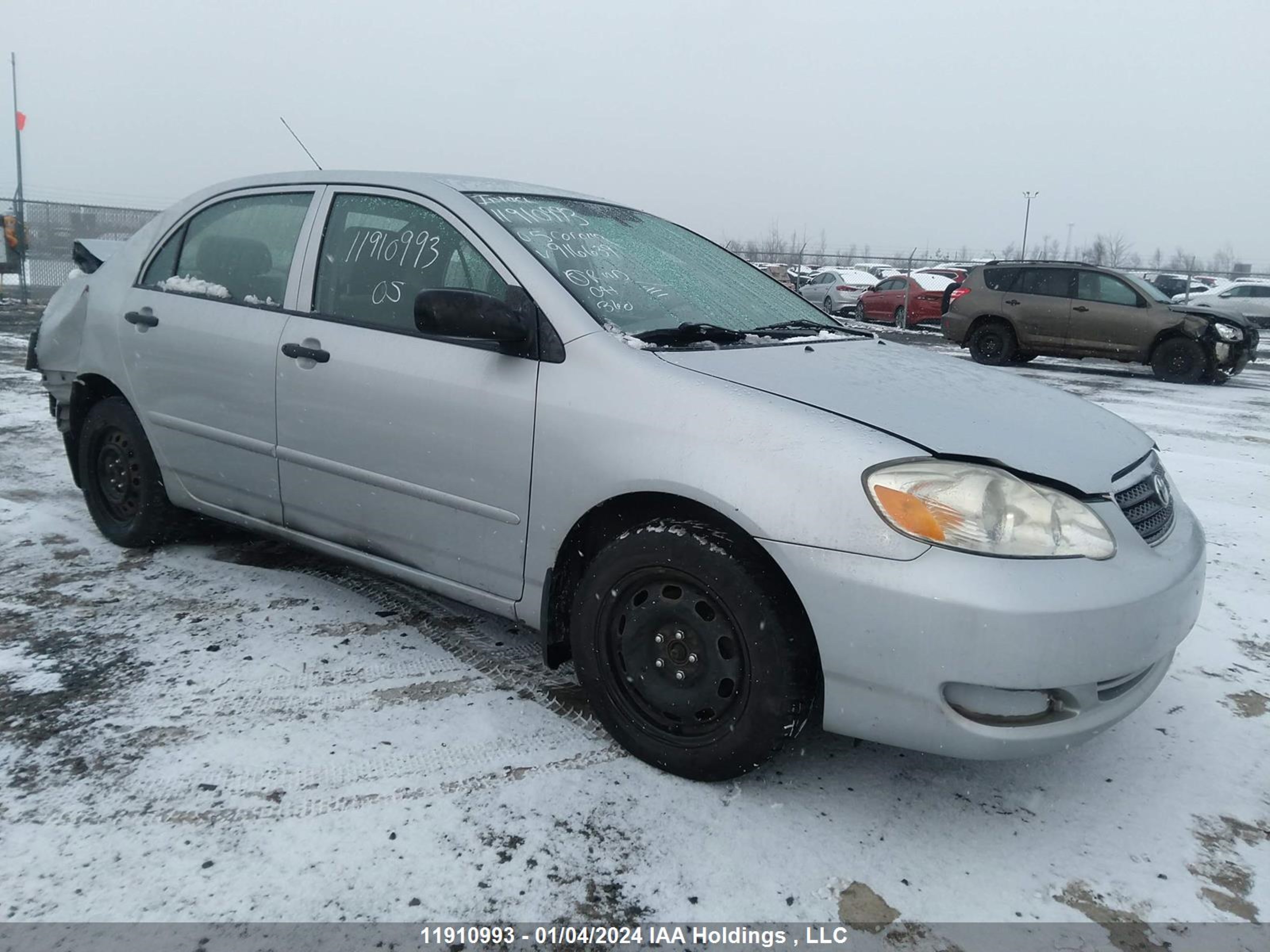 TOYOTA COROLLA 2005 2t1br32e85c916639