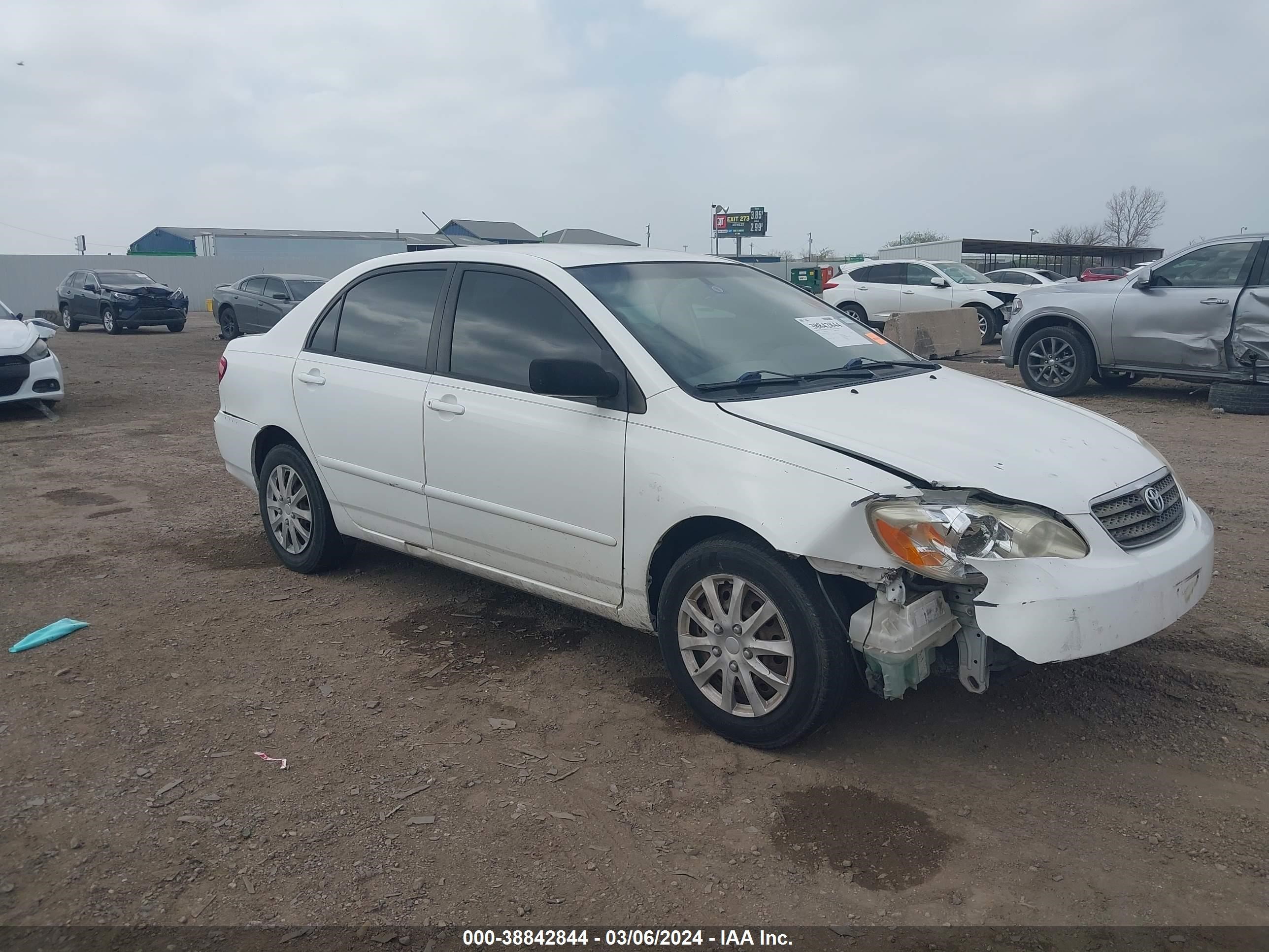 TOYOTA COROLLA 2006 2t1br32e86c635202