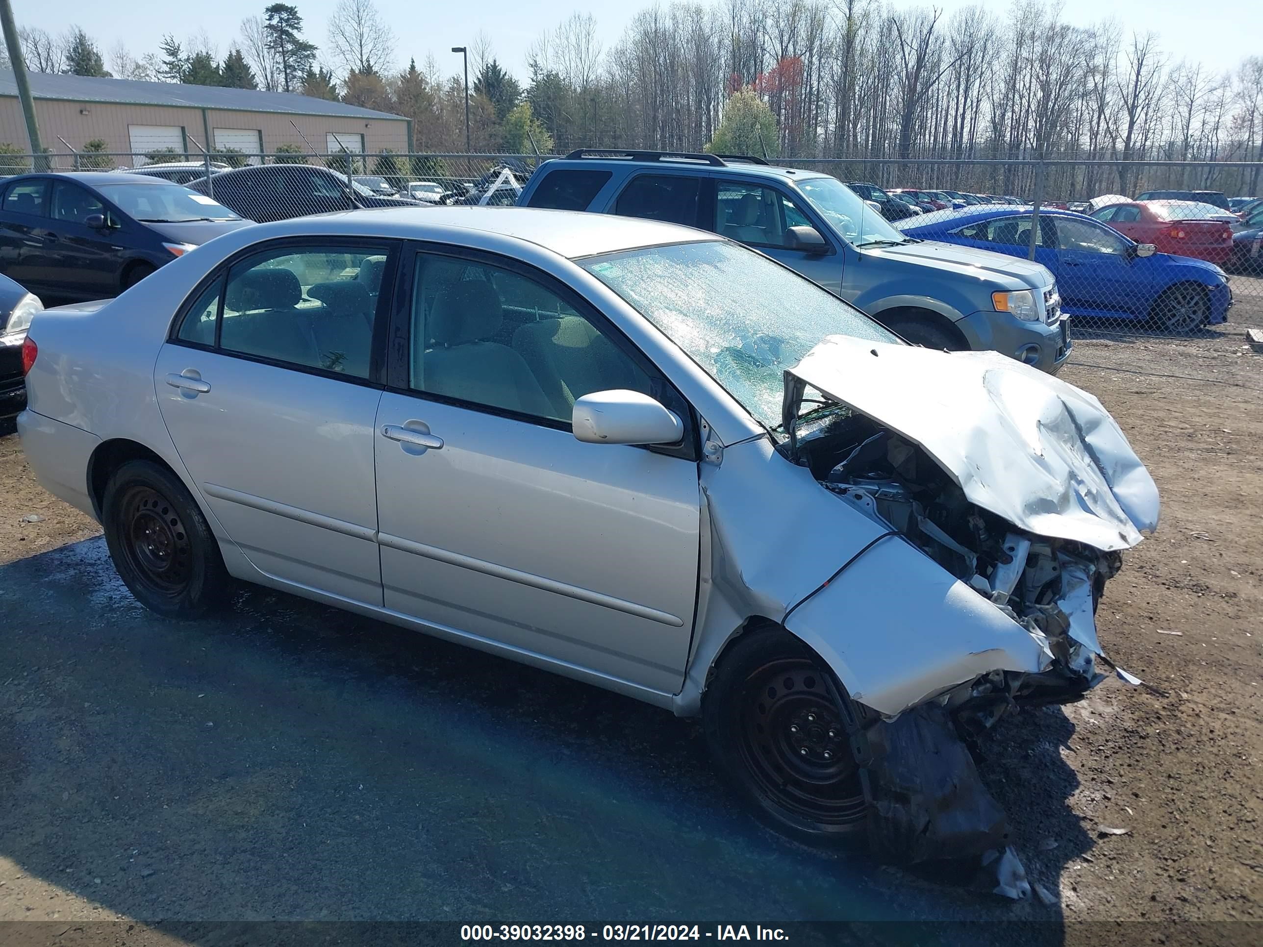 TOYOTA COROLLA 2006 2t1br32e86c696369