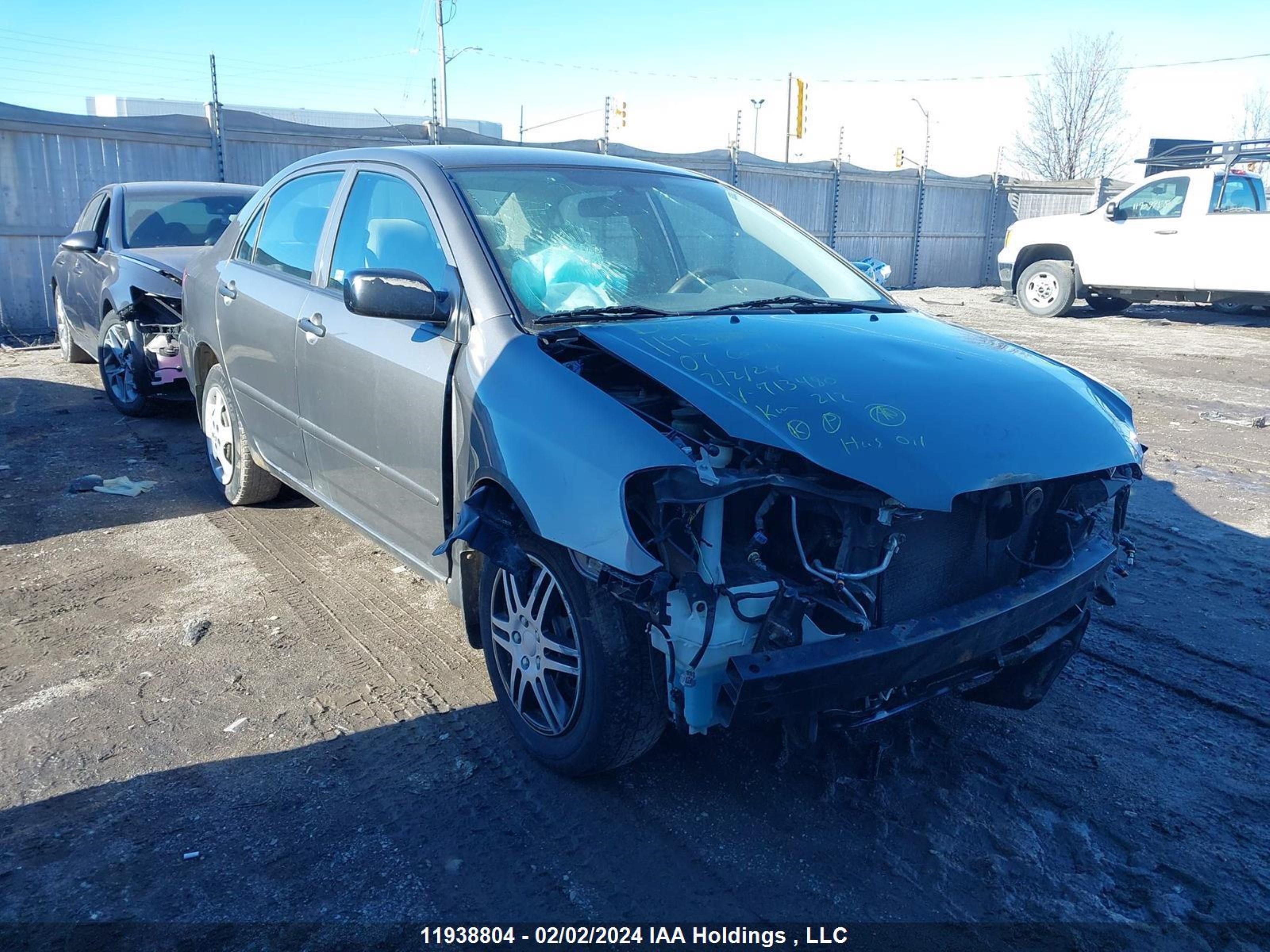 TOYOTA COROLLA 2007 2t1br32e87c713480