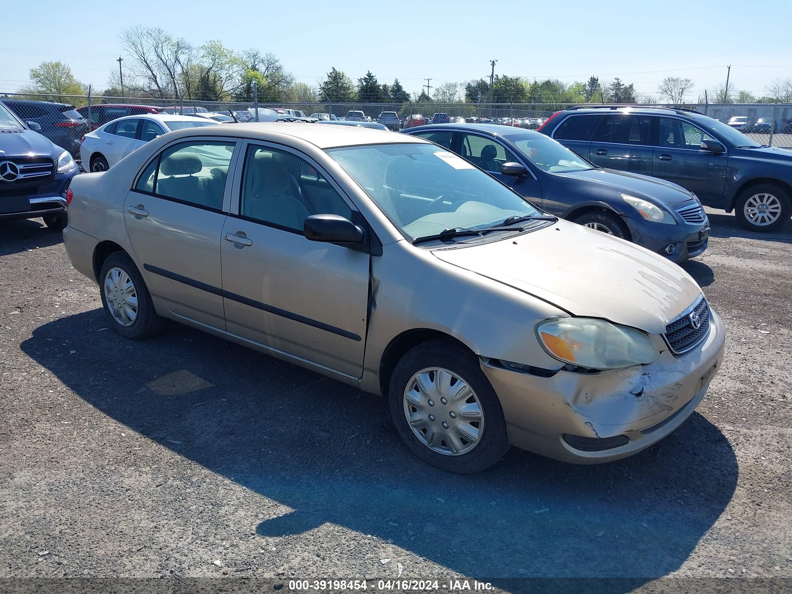 TOYOTA COROLLA 2007 2t1br32e87c717156