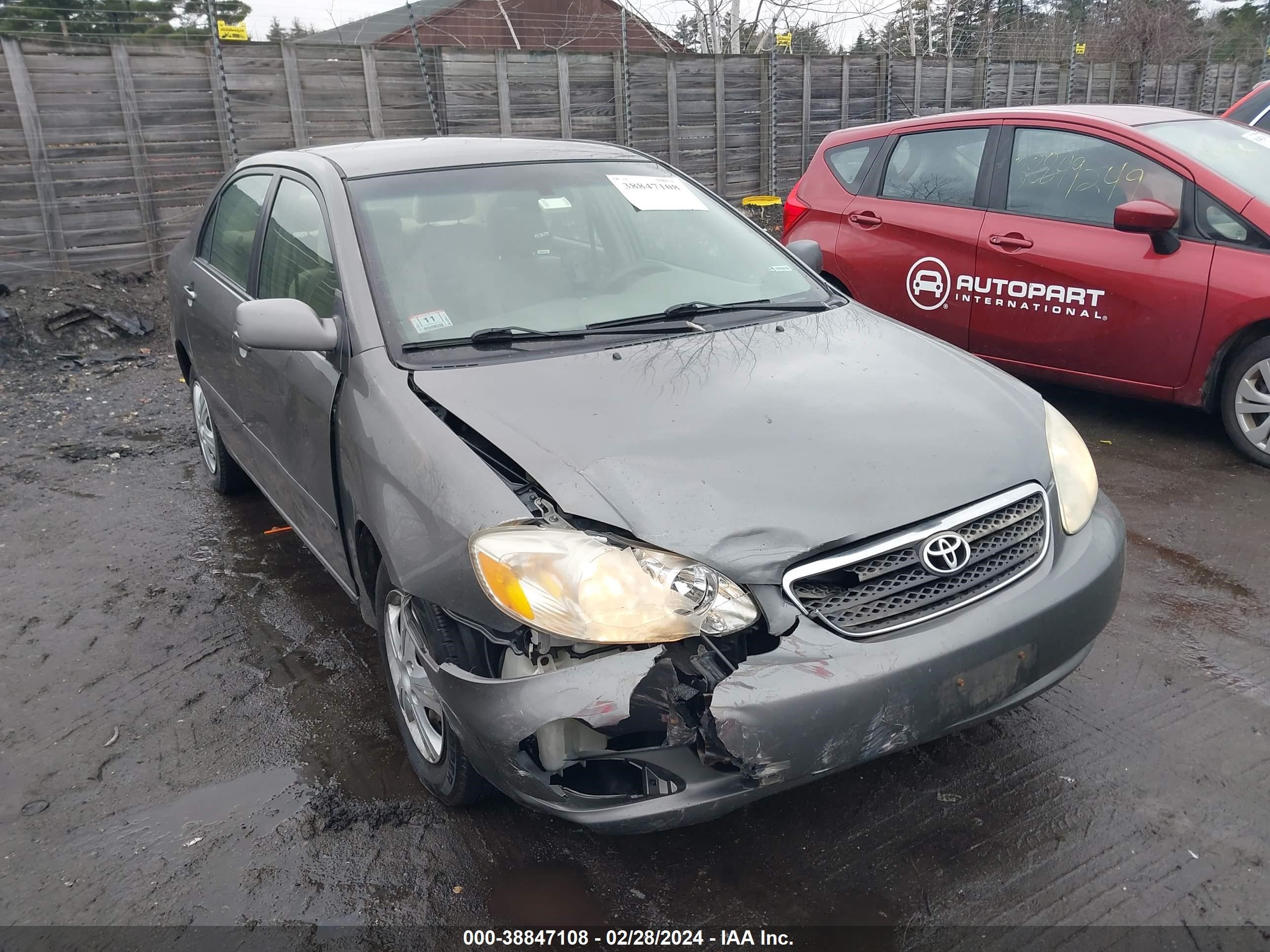 TOYOTA COROLLA 2007 2t1br32e87c754949