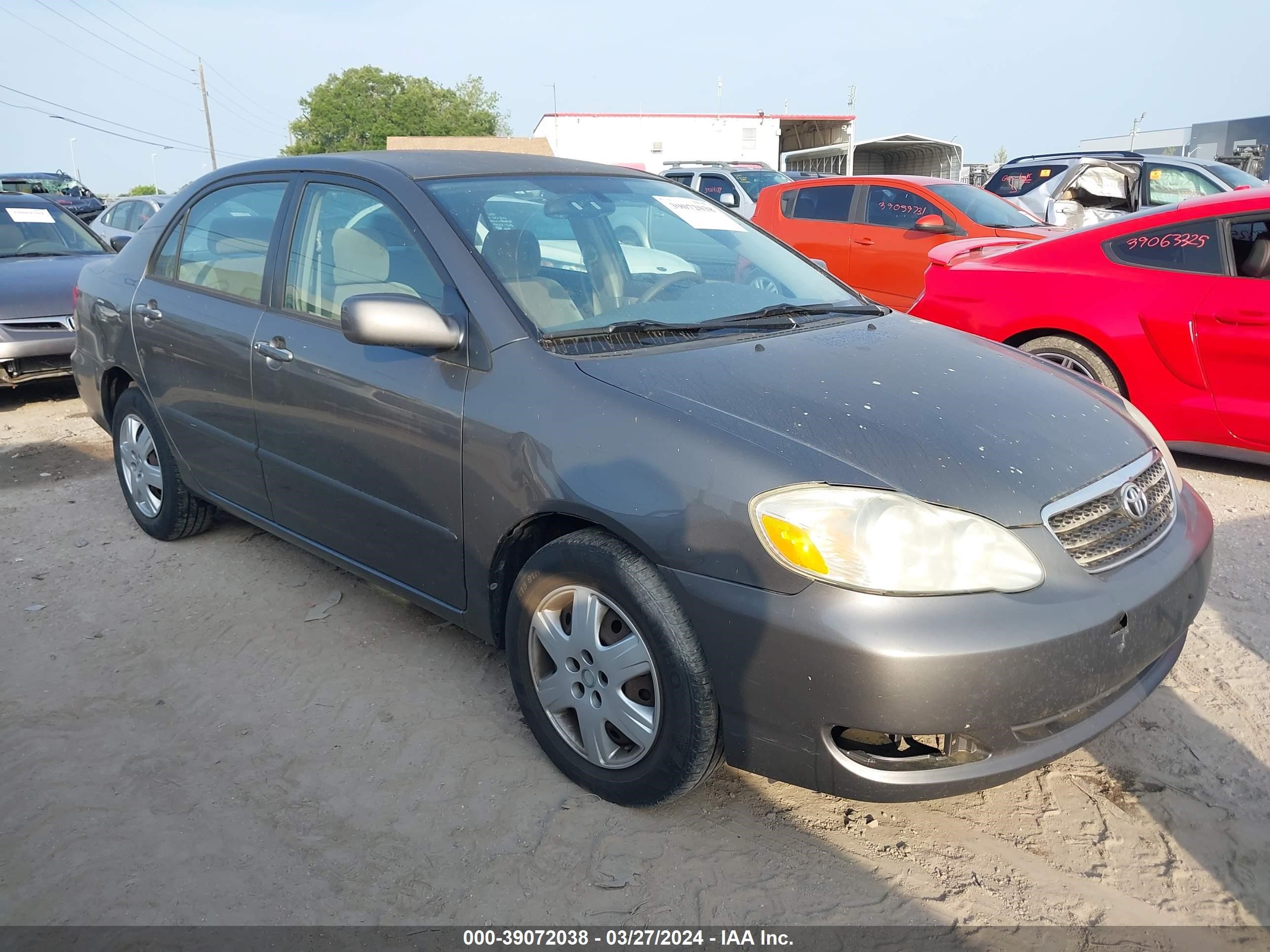 TOYOTA COROLLA 2007 2t1br32e87c776577