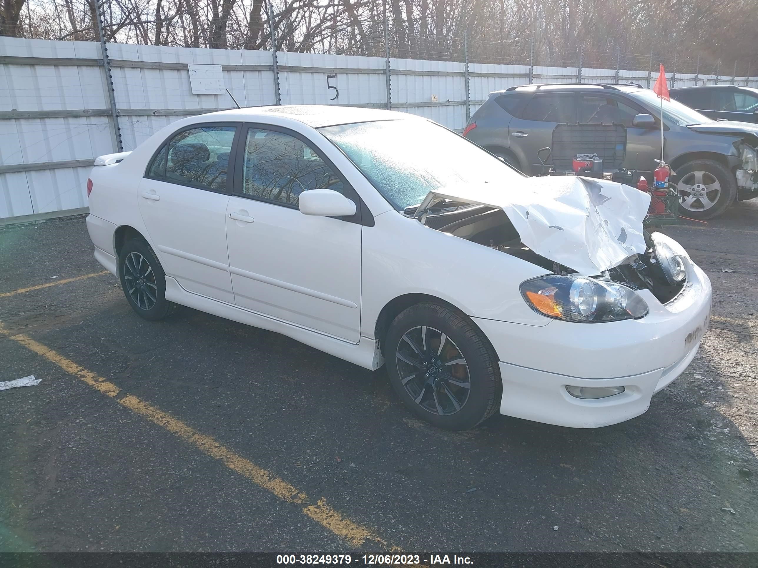 TOYOTA COROLLA 2007 2t1br32e87c833604