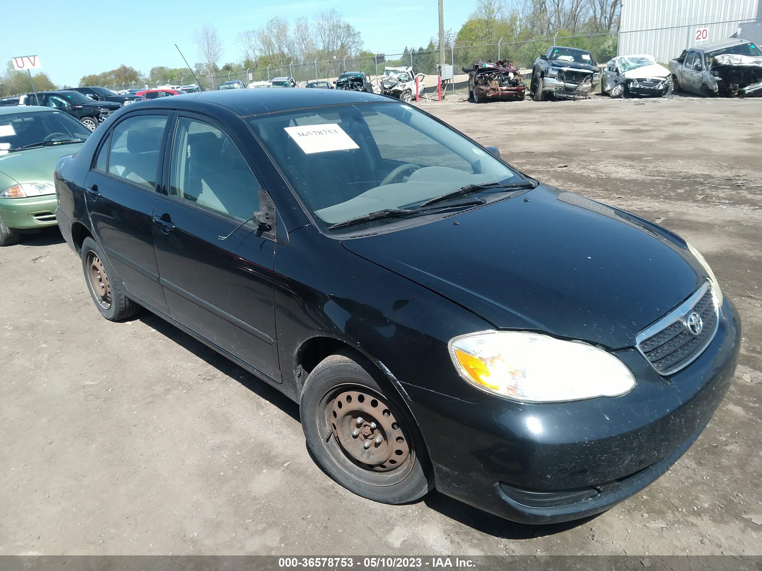 TOYOTA COROLLA 2007 2t1br32e87c836275