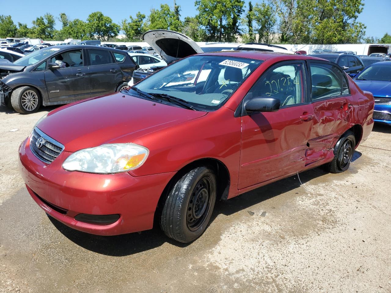 TOYOTA COROLLA 2007 2t1br32e87c841928