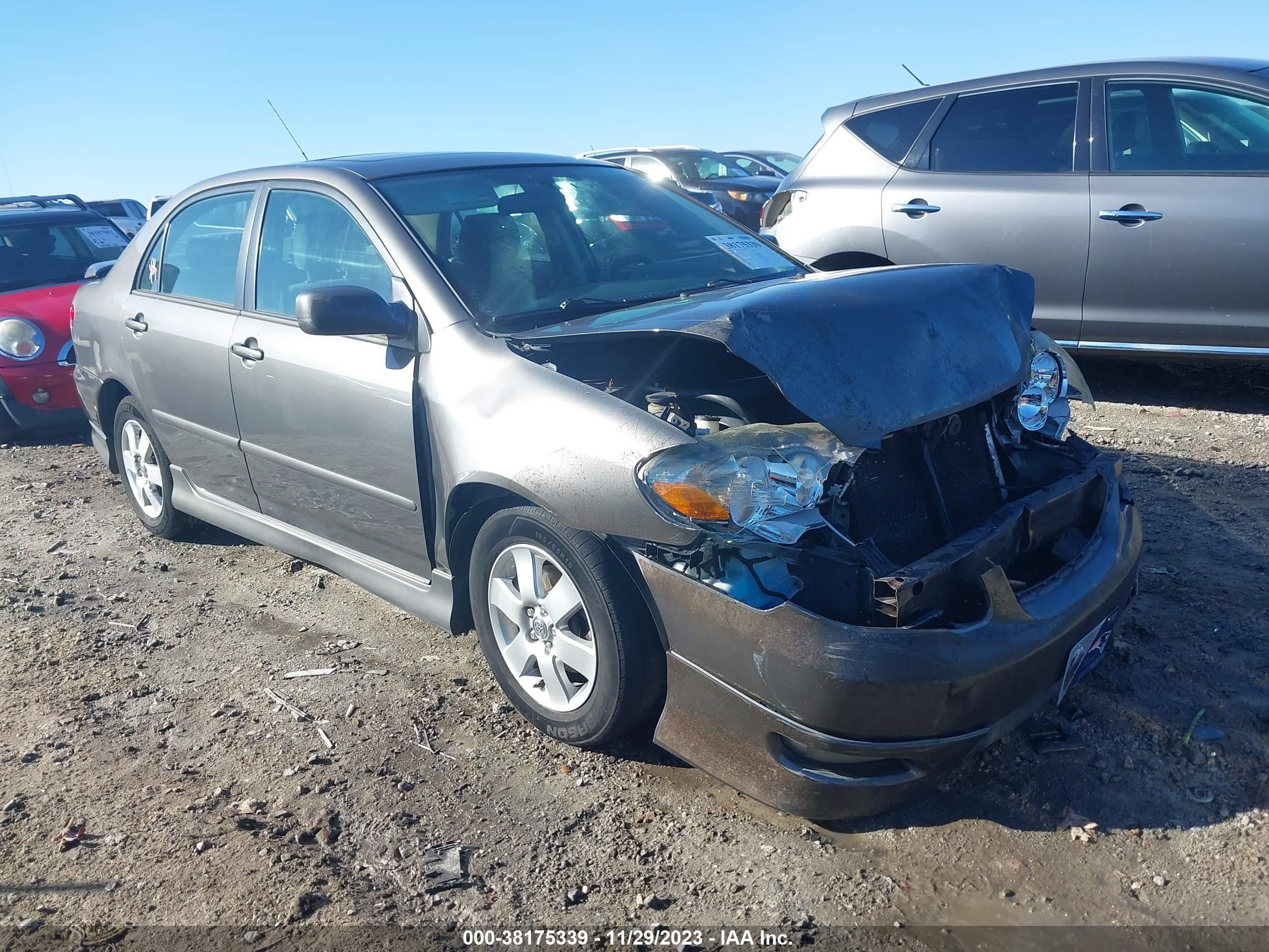 TOYOTA COROLLA 2008 2t1br32e88c857273