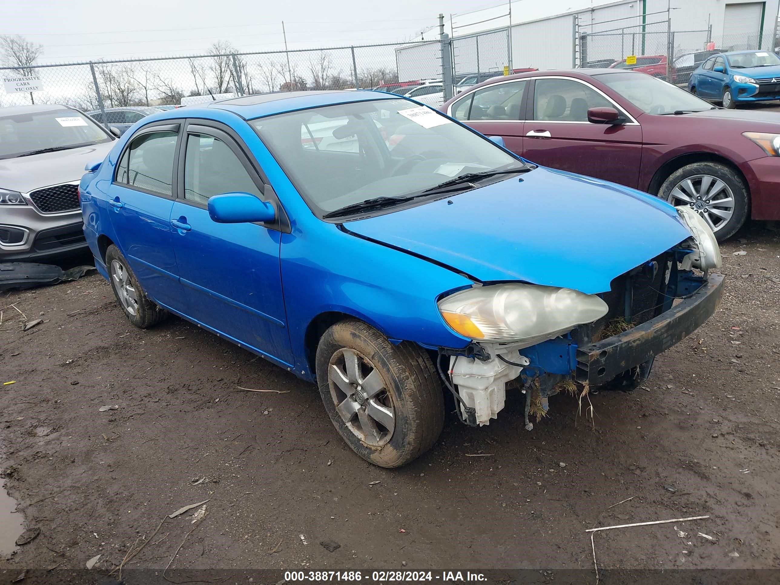 TOYOTA COROLLA 2008 2t1br32e88c867009