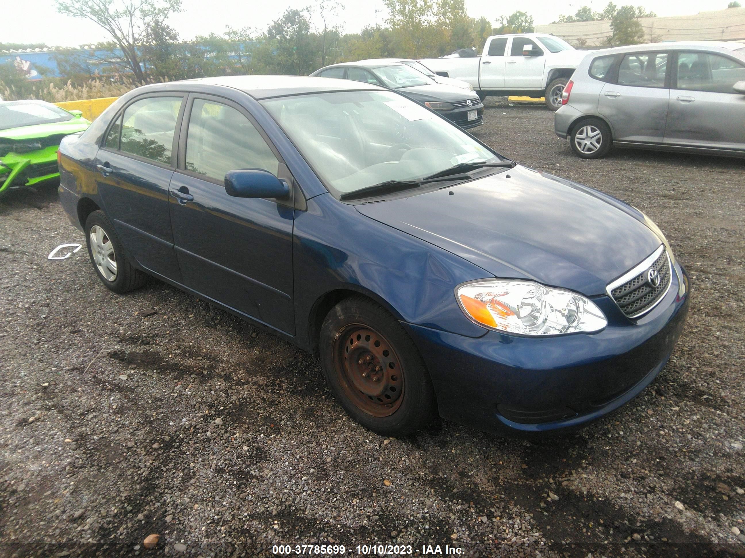 TOYOTA COROLLA 2008 2t1br32e88c872081