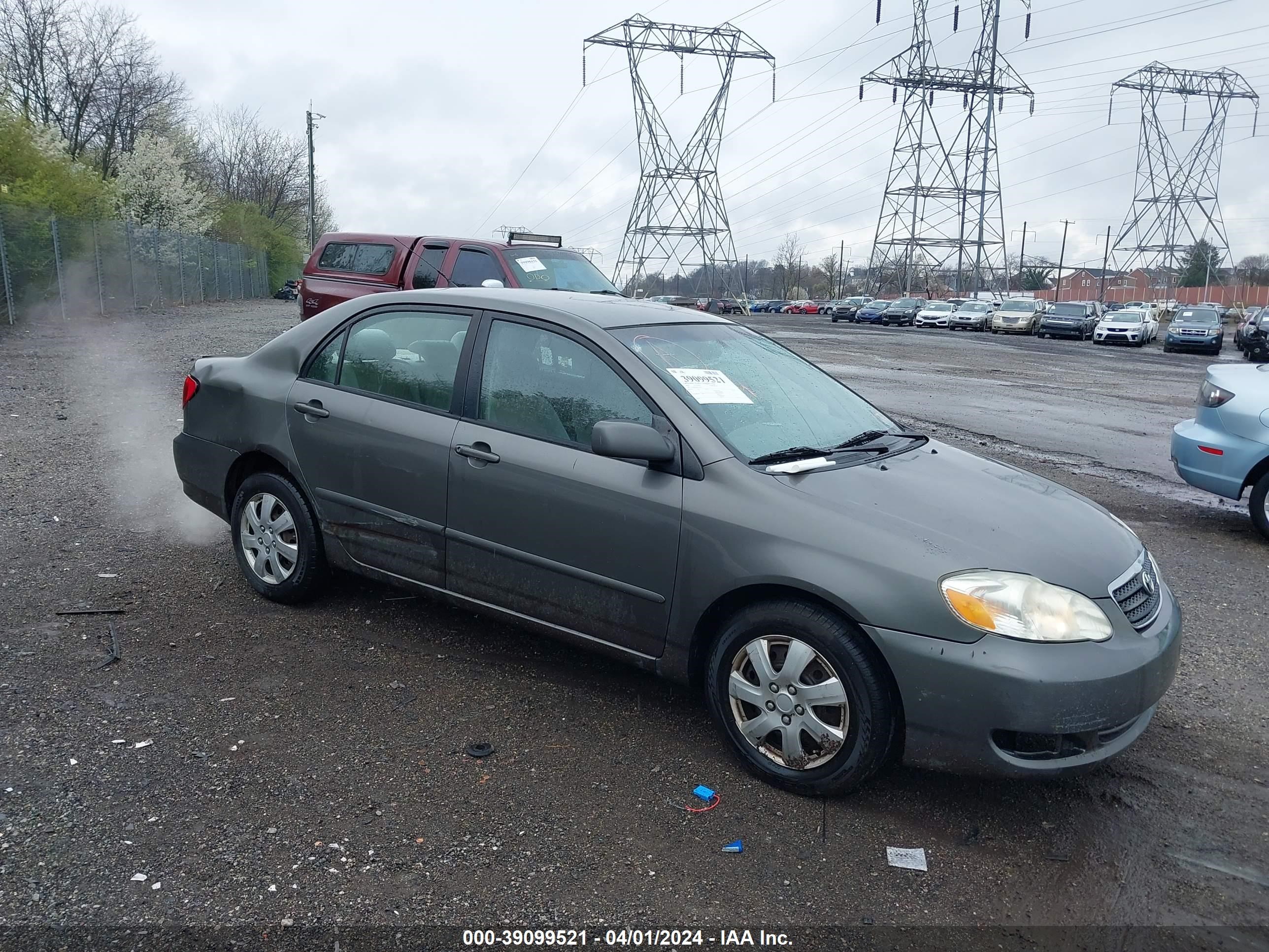 TOYOTA COROLLA 2008 2t1br32e88c922039