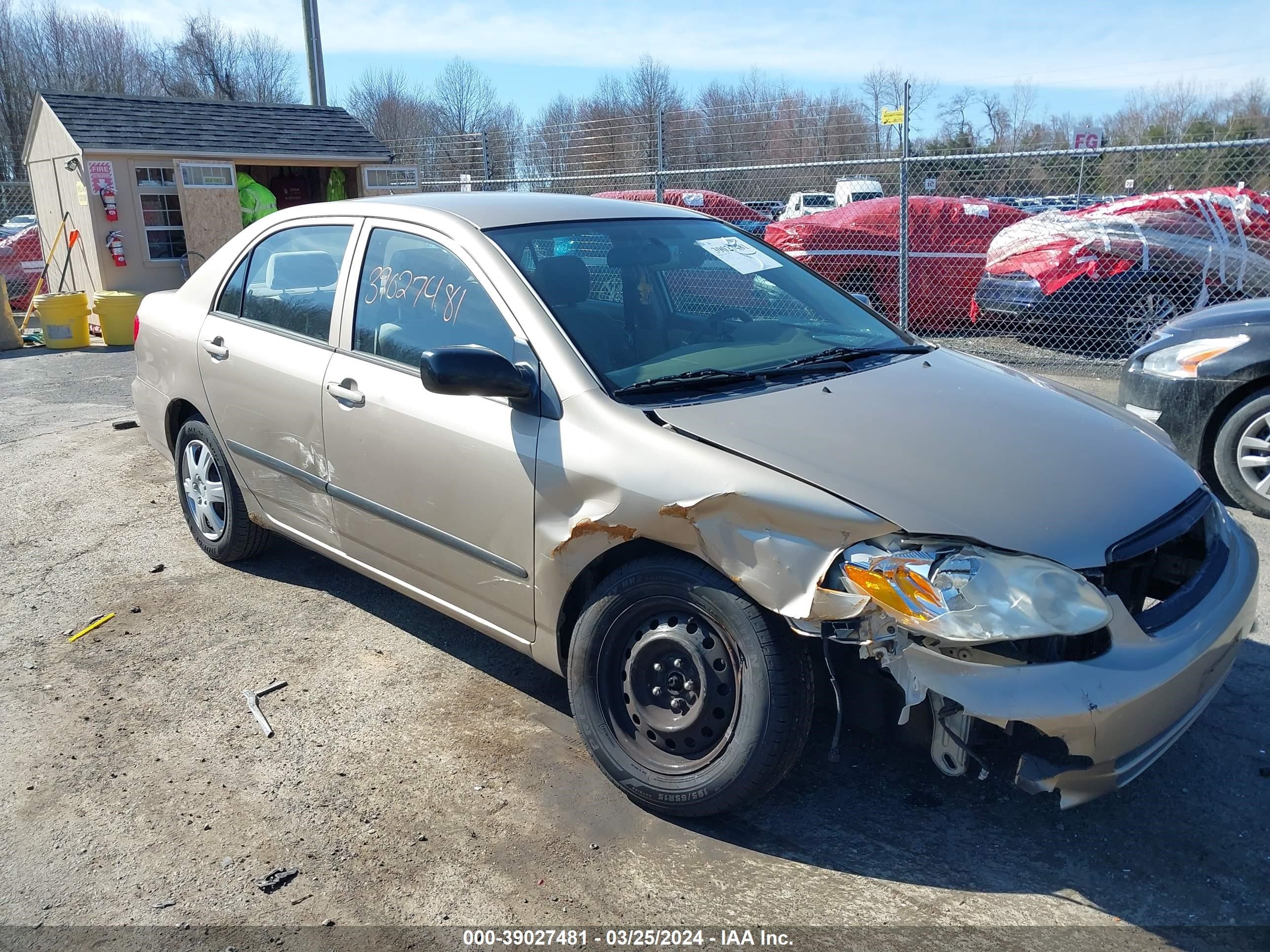 TOYOTA COROLLA 2004 2t1br32e94c243312