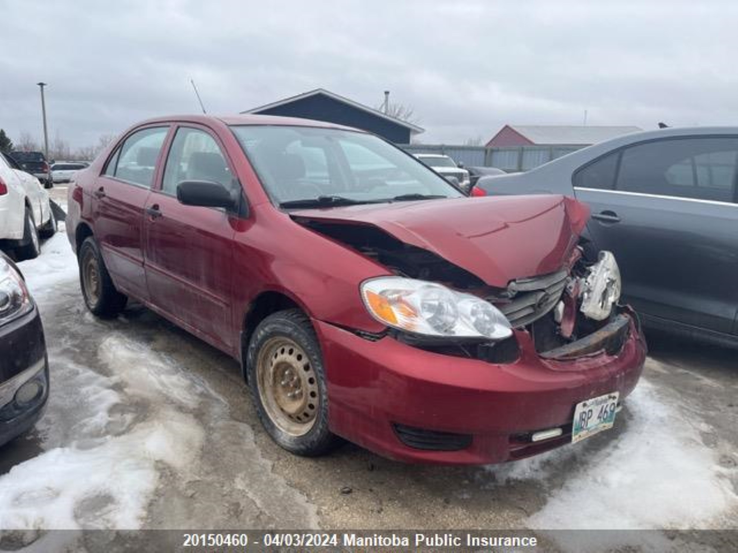 TOYOTA COROLLA 2004 2t1br32e94c781086