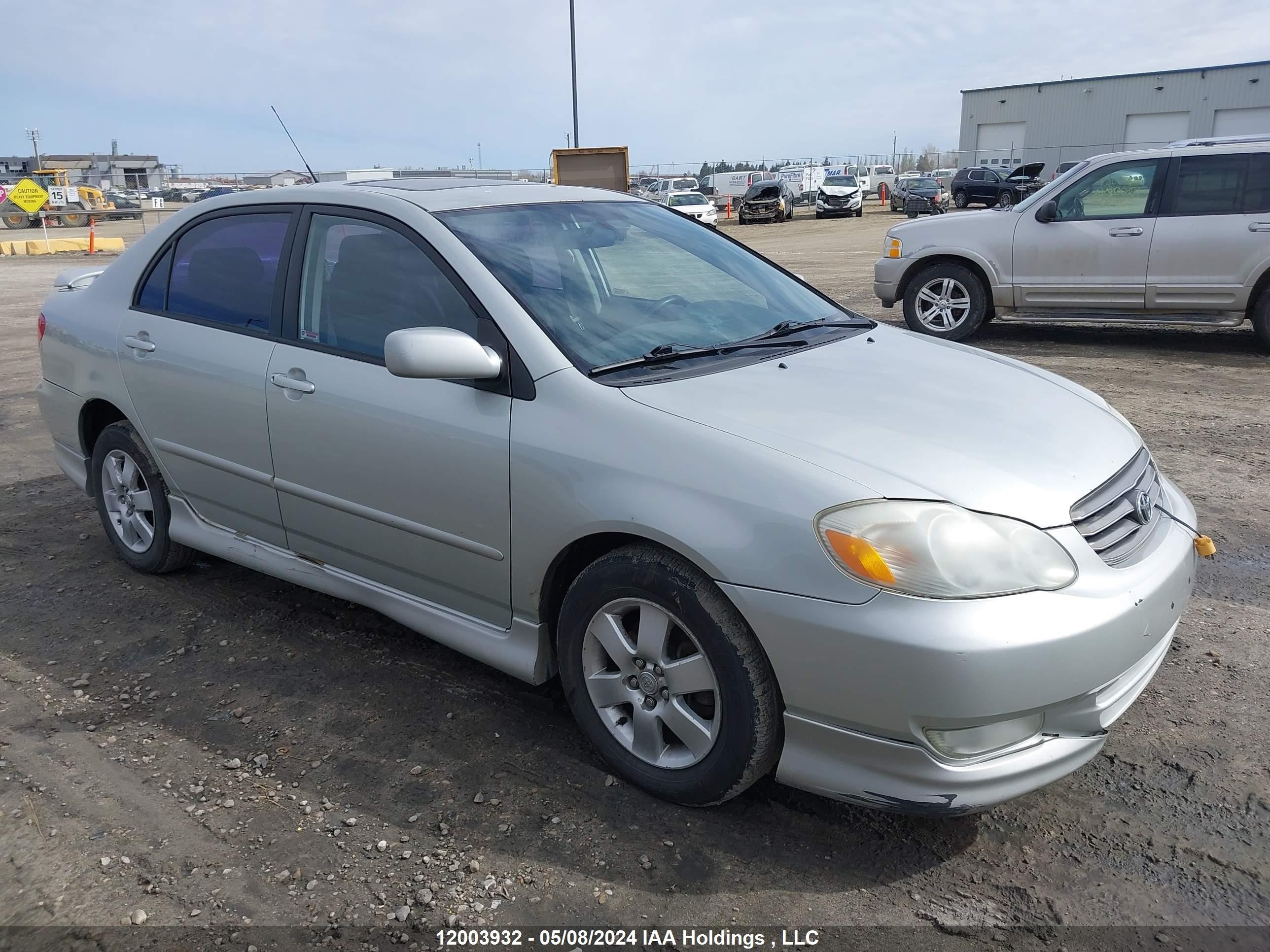 TOYOTA COROLLA 2004 2t1br32e94c787213