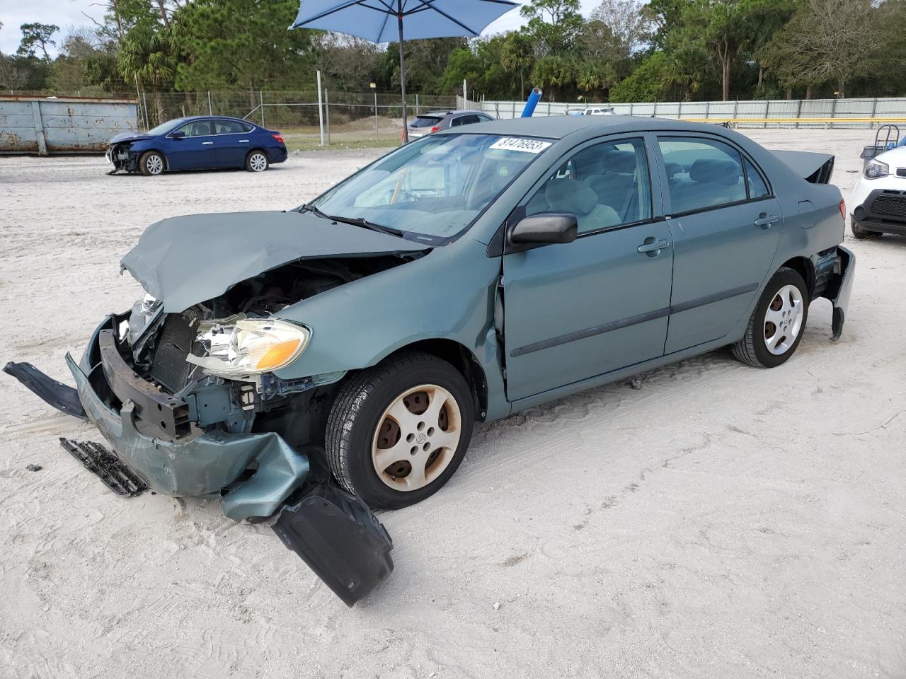 TOYOTA COROLLA 2005 2t1br32e95c415176