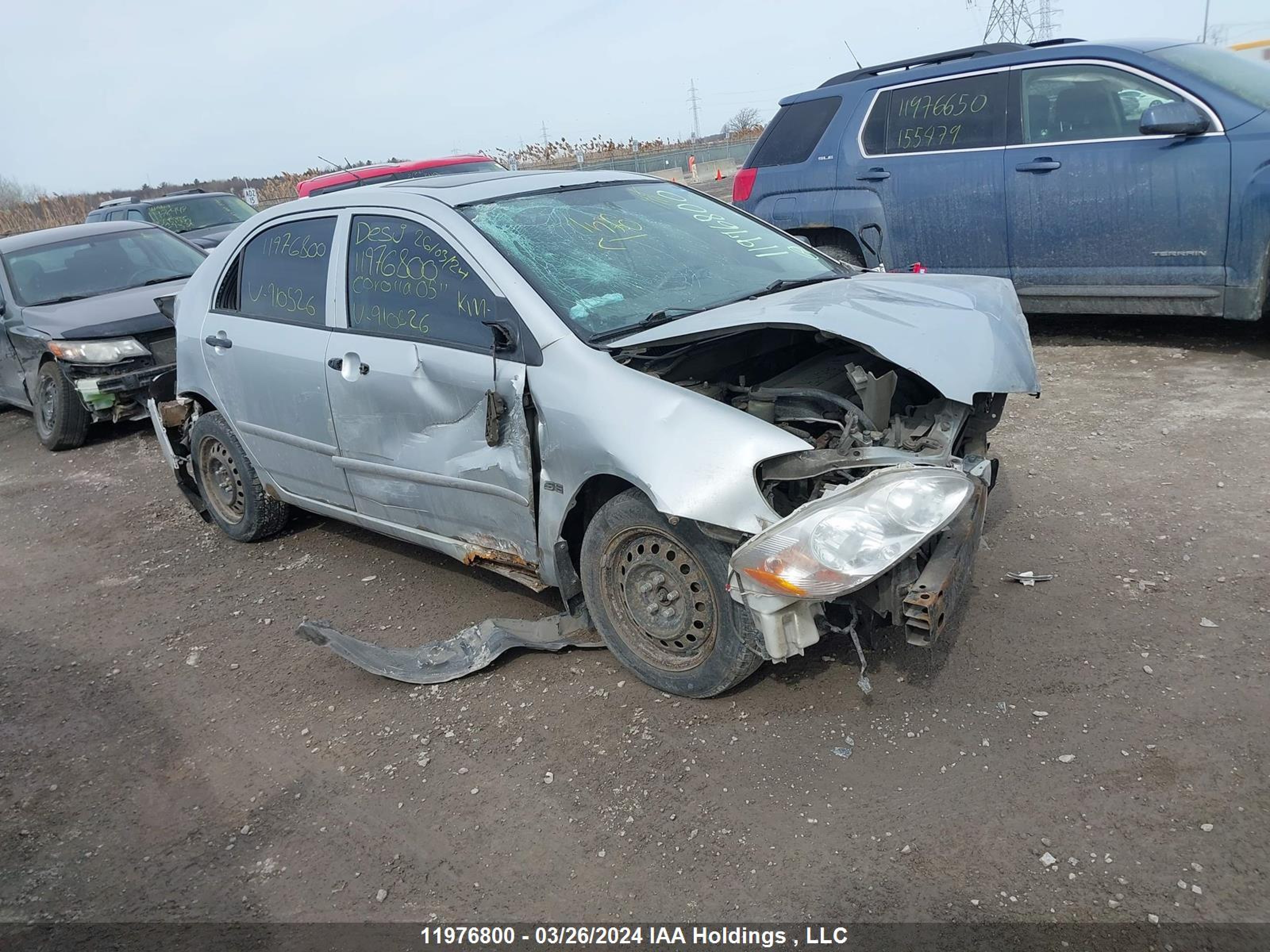 TOYOTA COROLLA 2005 2t1br32e95c910526