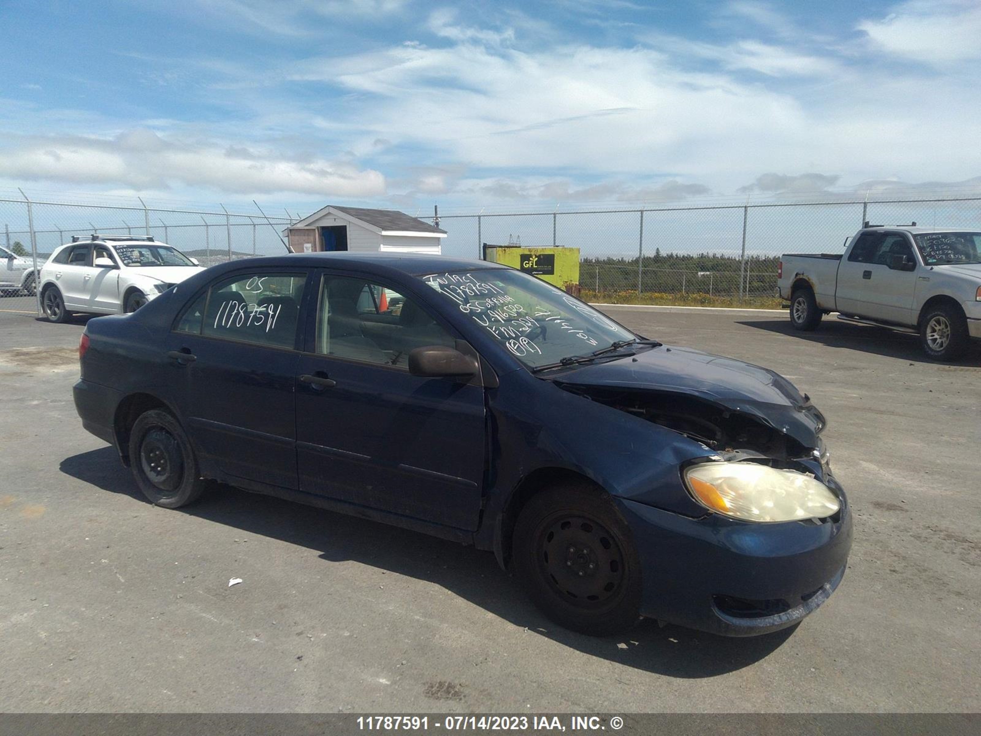 TOYOTA COROLLA 2005 2t1br32e95c916522