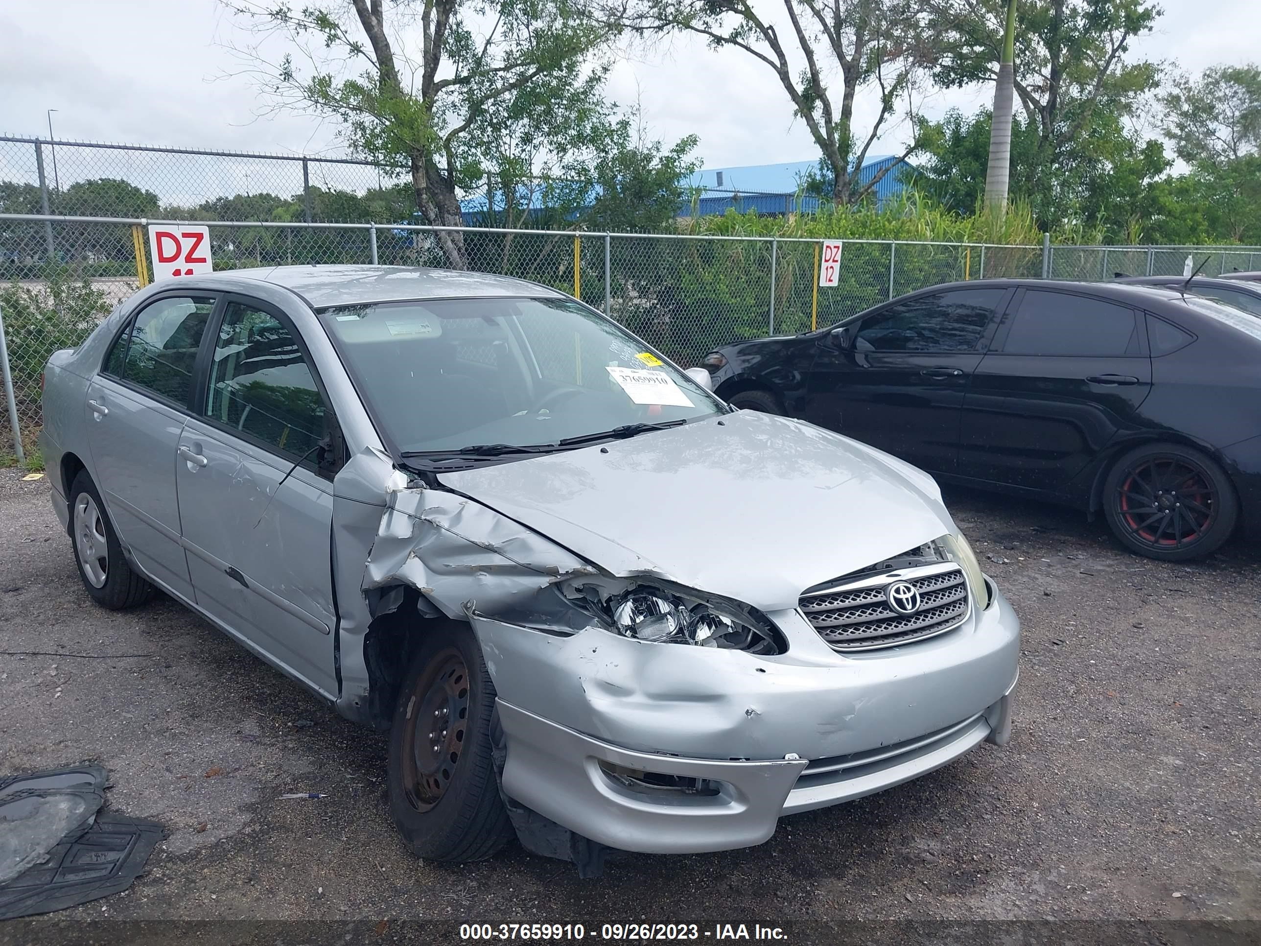 TOYOTA COROLLA 2006 2t1br32e96c633166