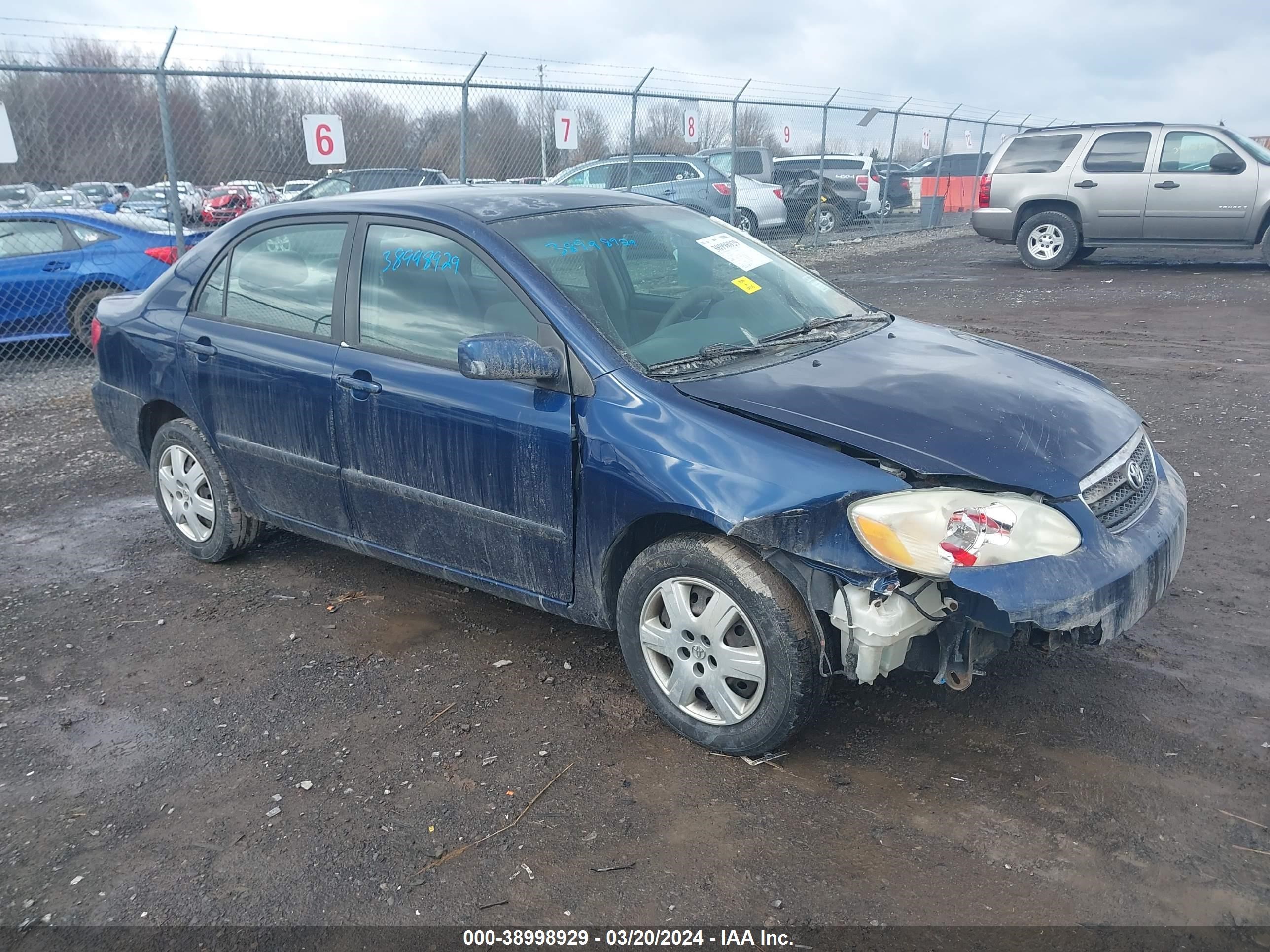 TOYOTA COROLLA 2006 2t1br32e96c668533