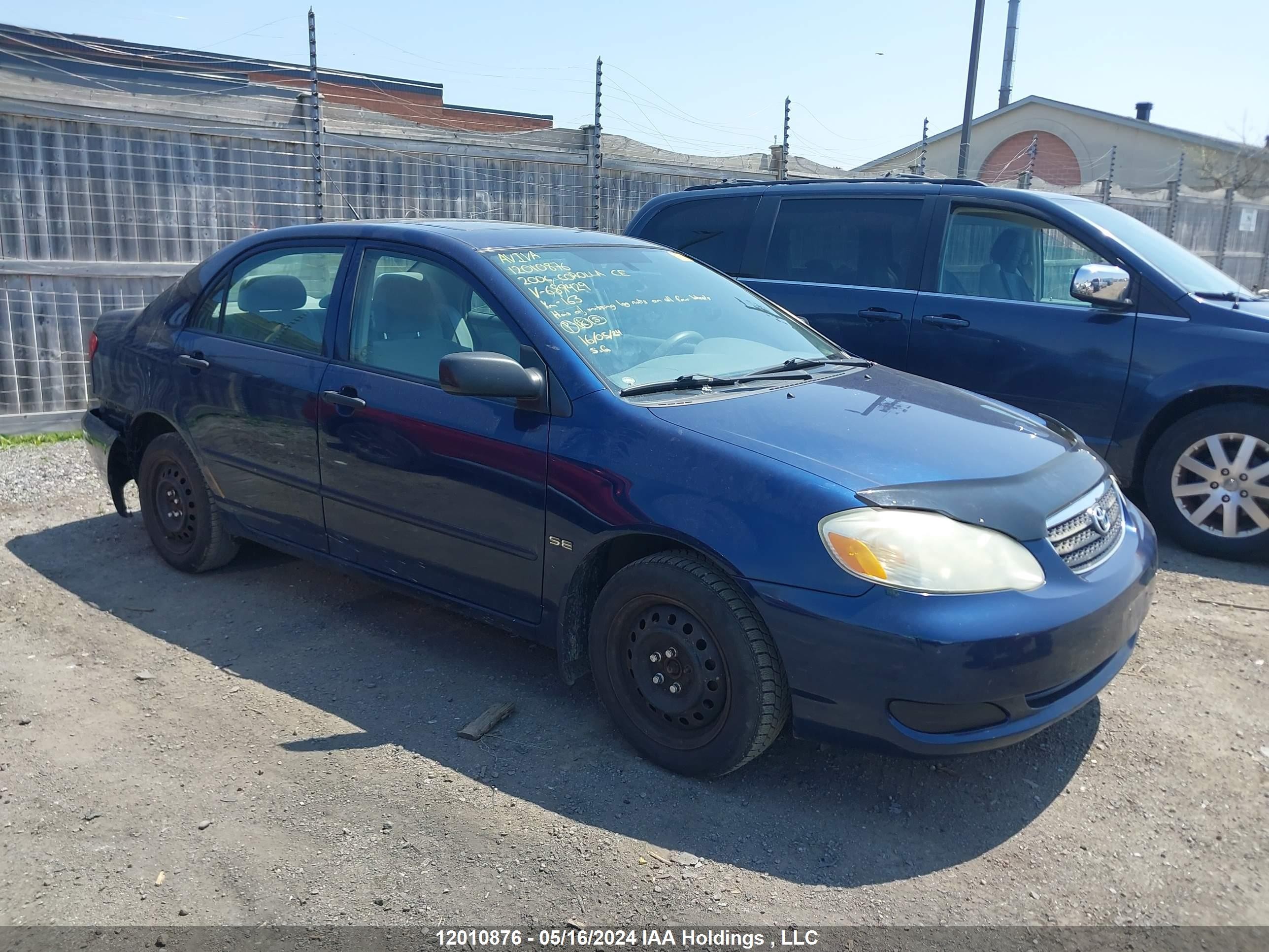 TOYOTA COROLLA 2006 2t1br32e96c689429