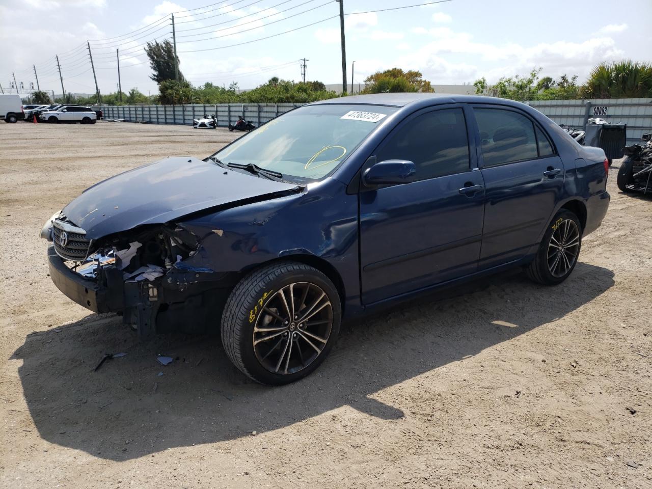 TOYOTA COROLLA 2007 2t1br32e97c748674