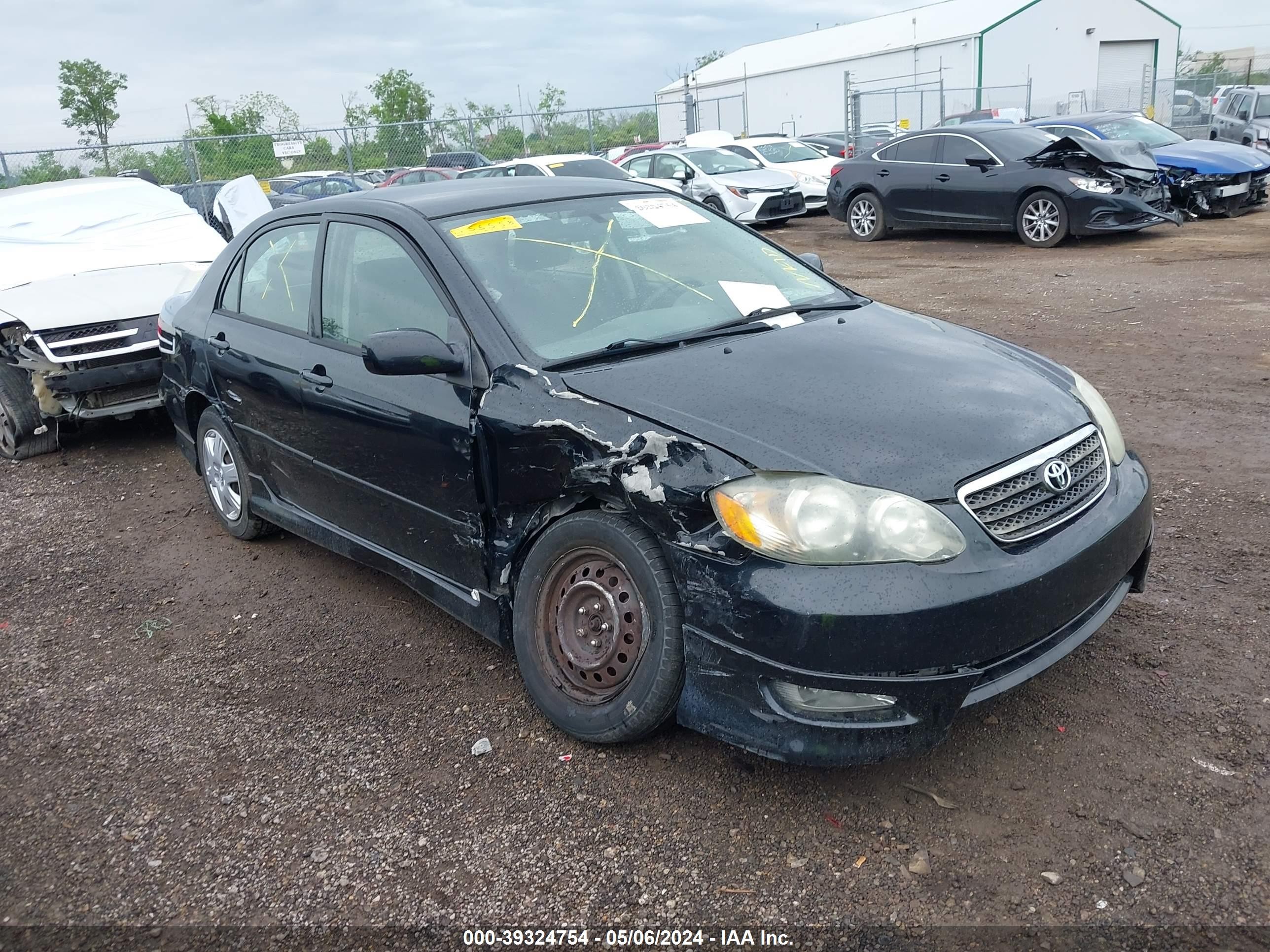 TOYOTA COROLLA 2007 2t1br32e97c755558