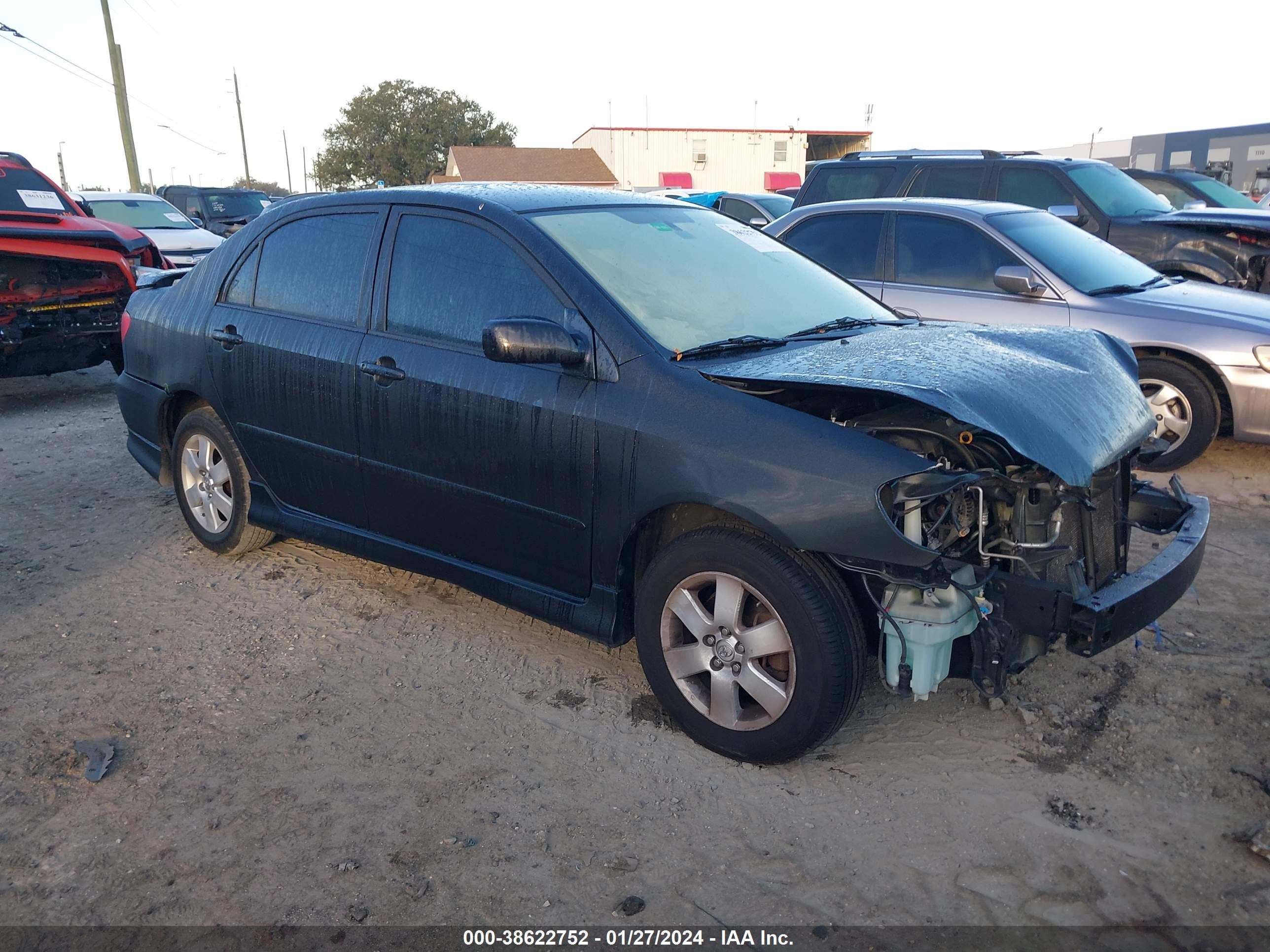 TOYOTA COROLLA 2007 2t1br32e97c758105