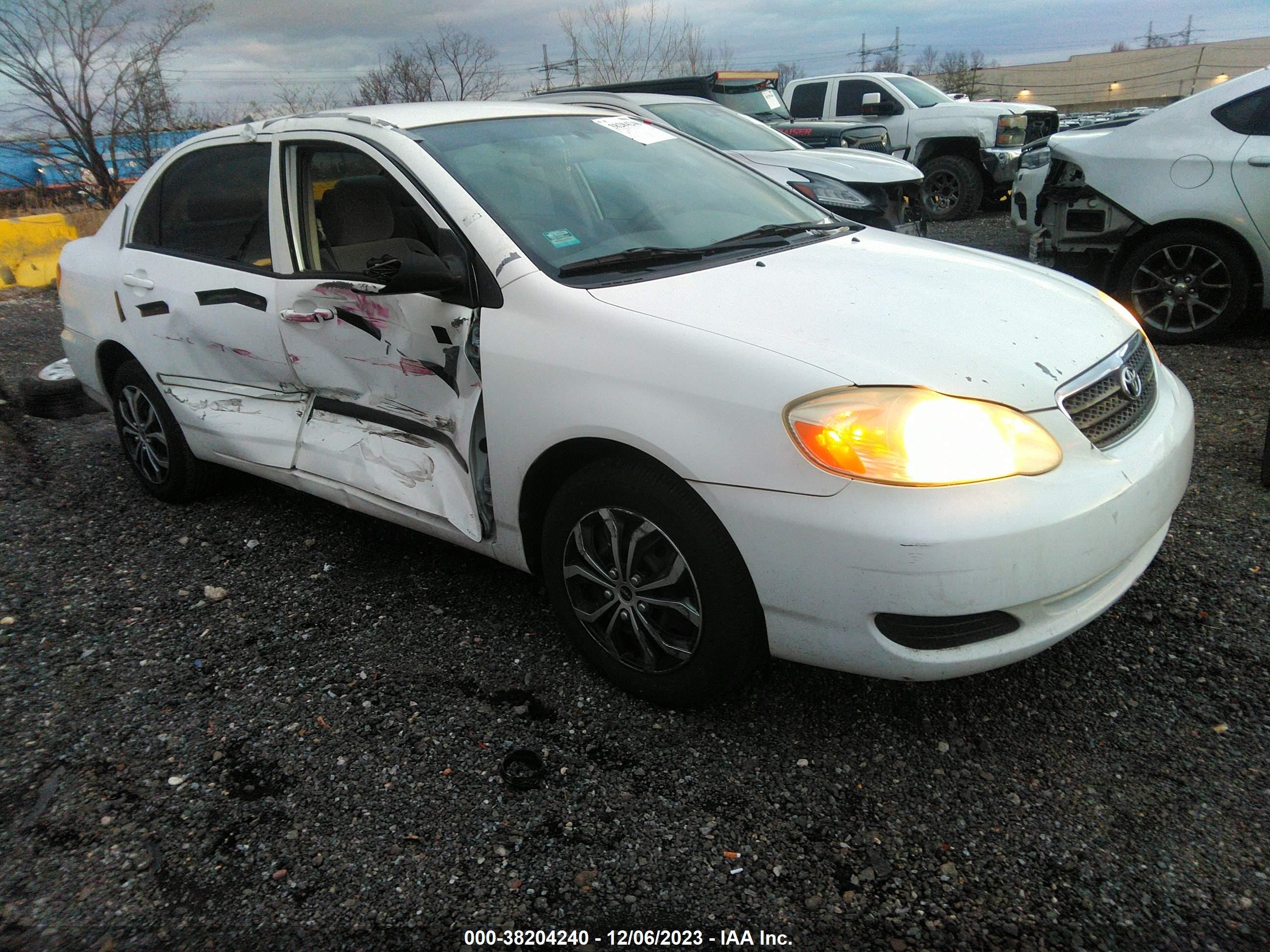 TOYOTA COROLLA 2007 2t1br32e97c764776