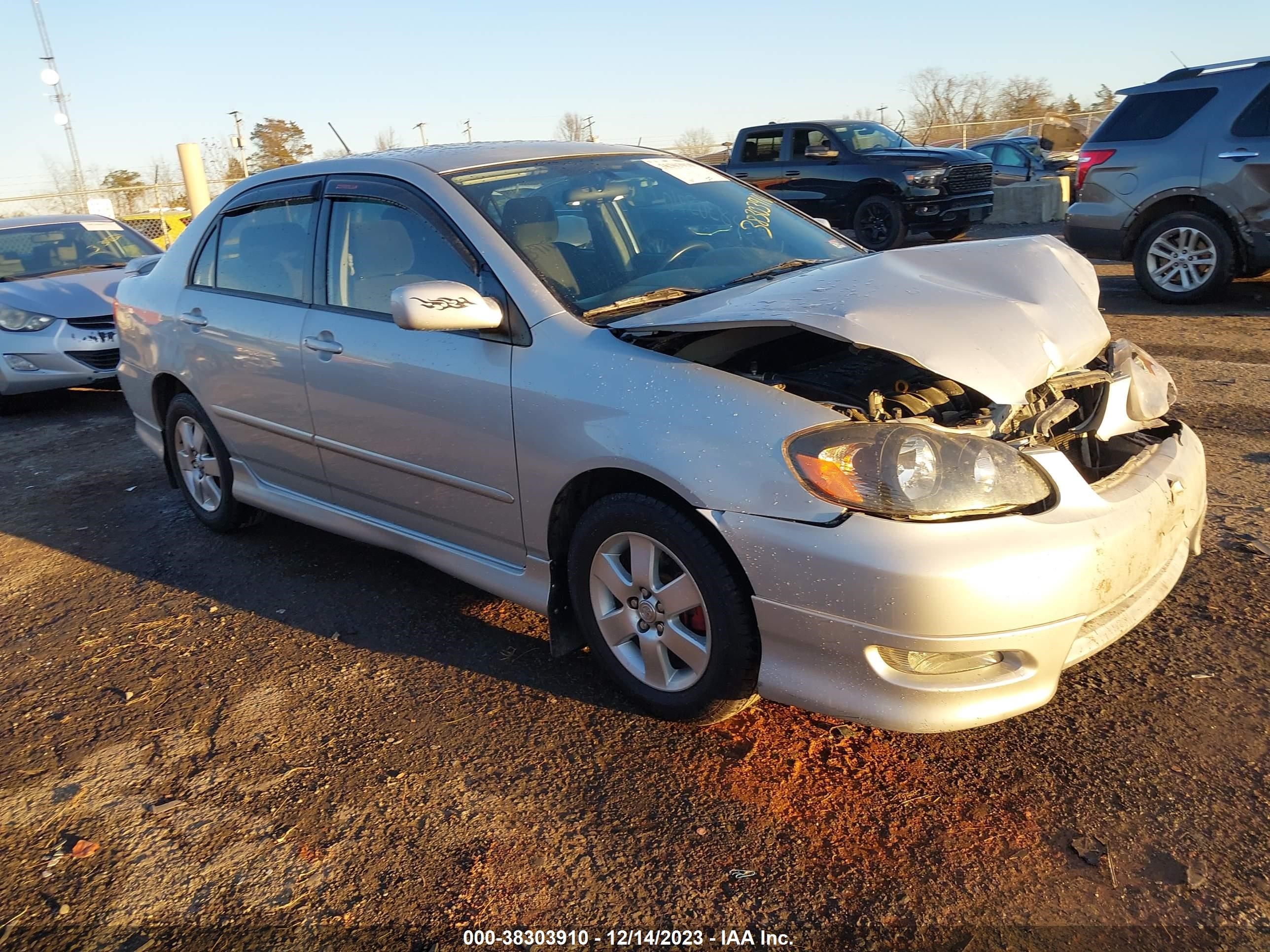 TOYOTA COROLLA 2007 2t1br32e97c771677