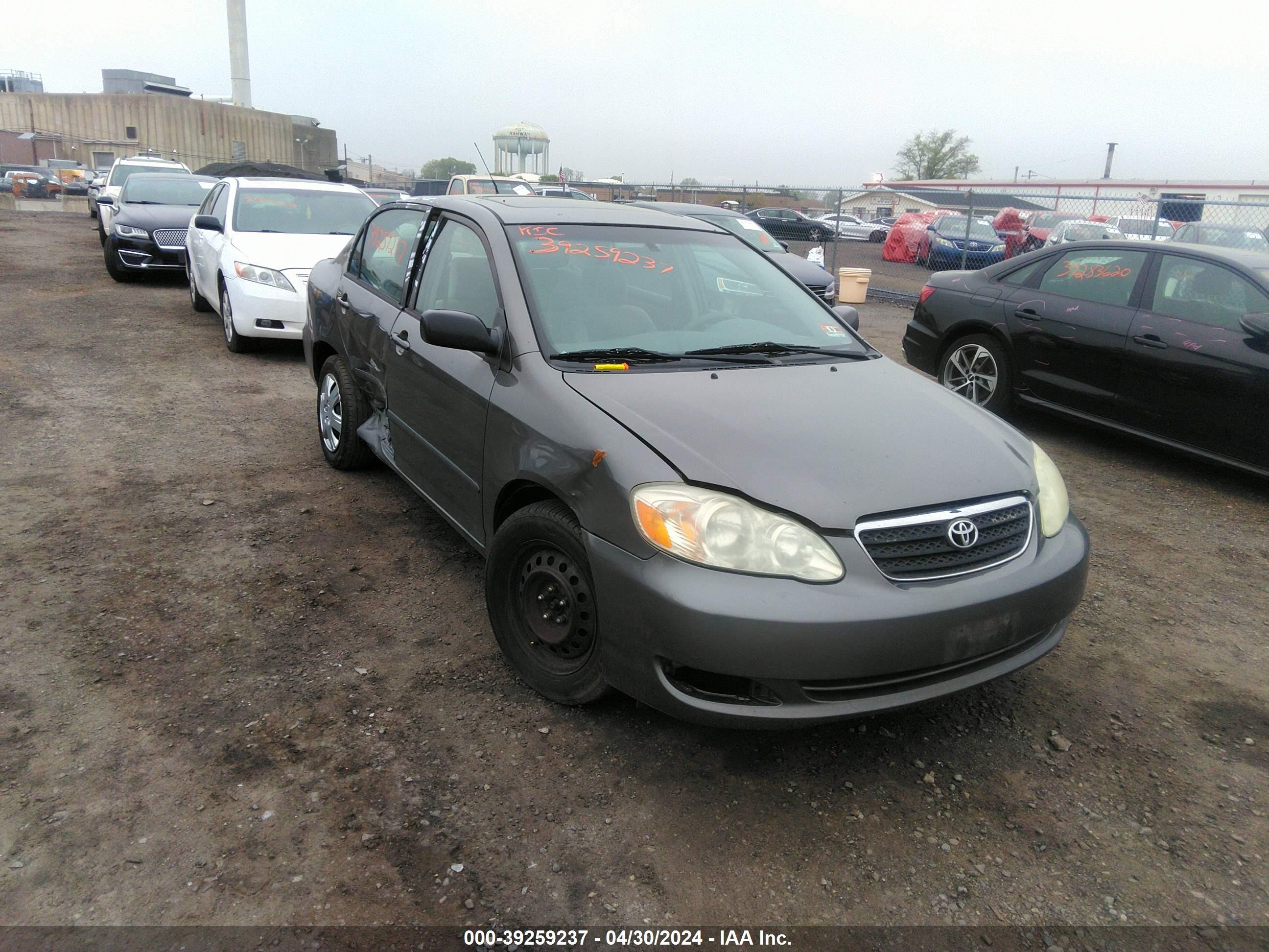 TOYOTA COROLLA 2007 2t1br32e97c829495