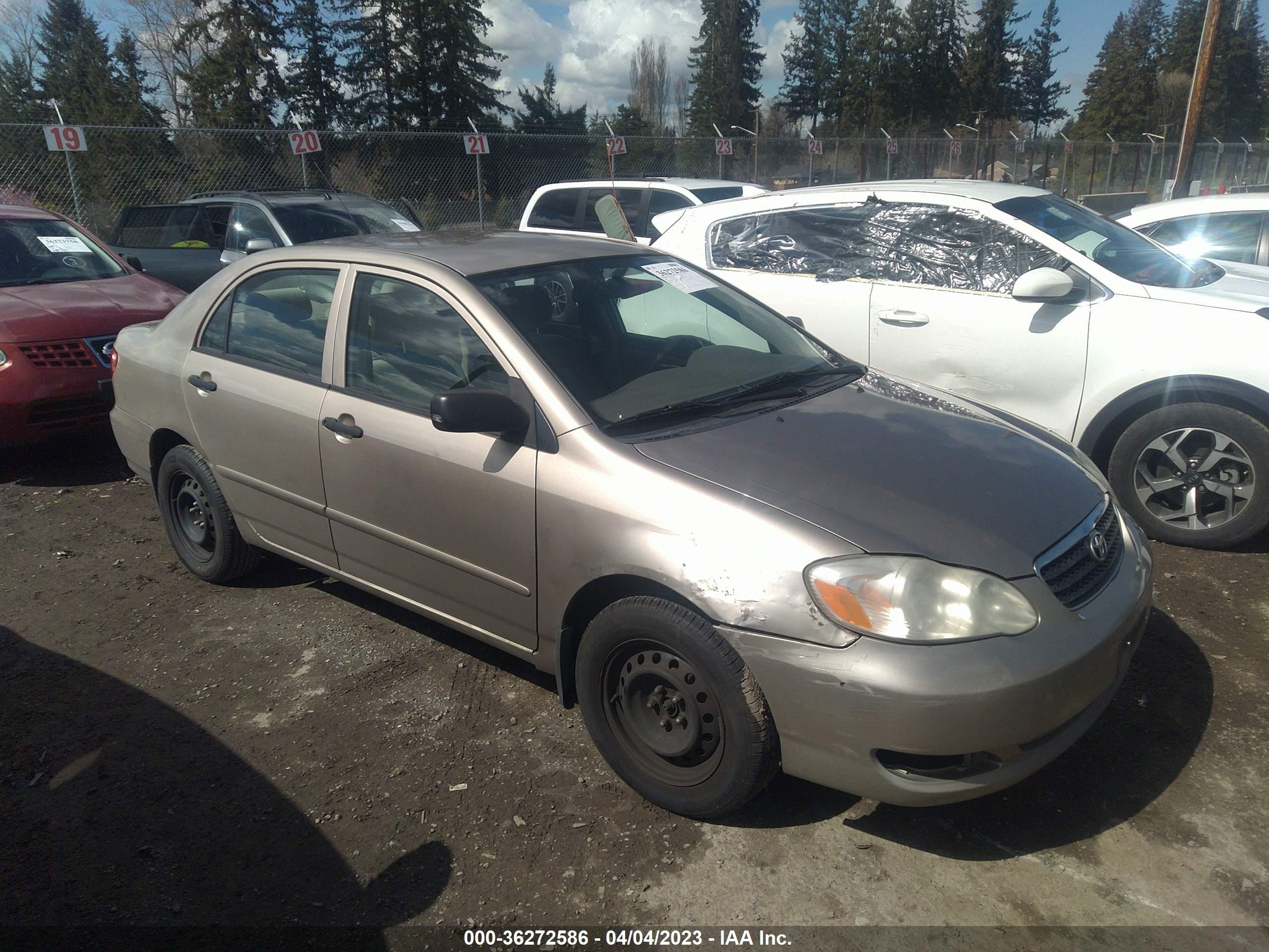 TOYOTA COROLLA 2007 2t1br32e97c841257