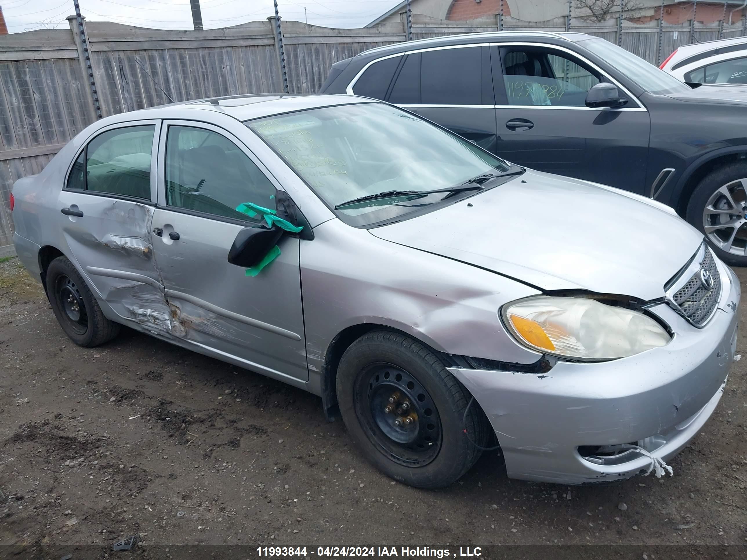 TOYOTA COROLLA 2007 2t1br32e97c846118