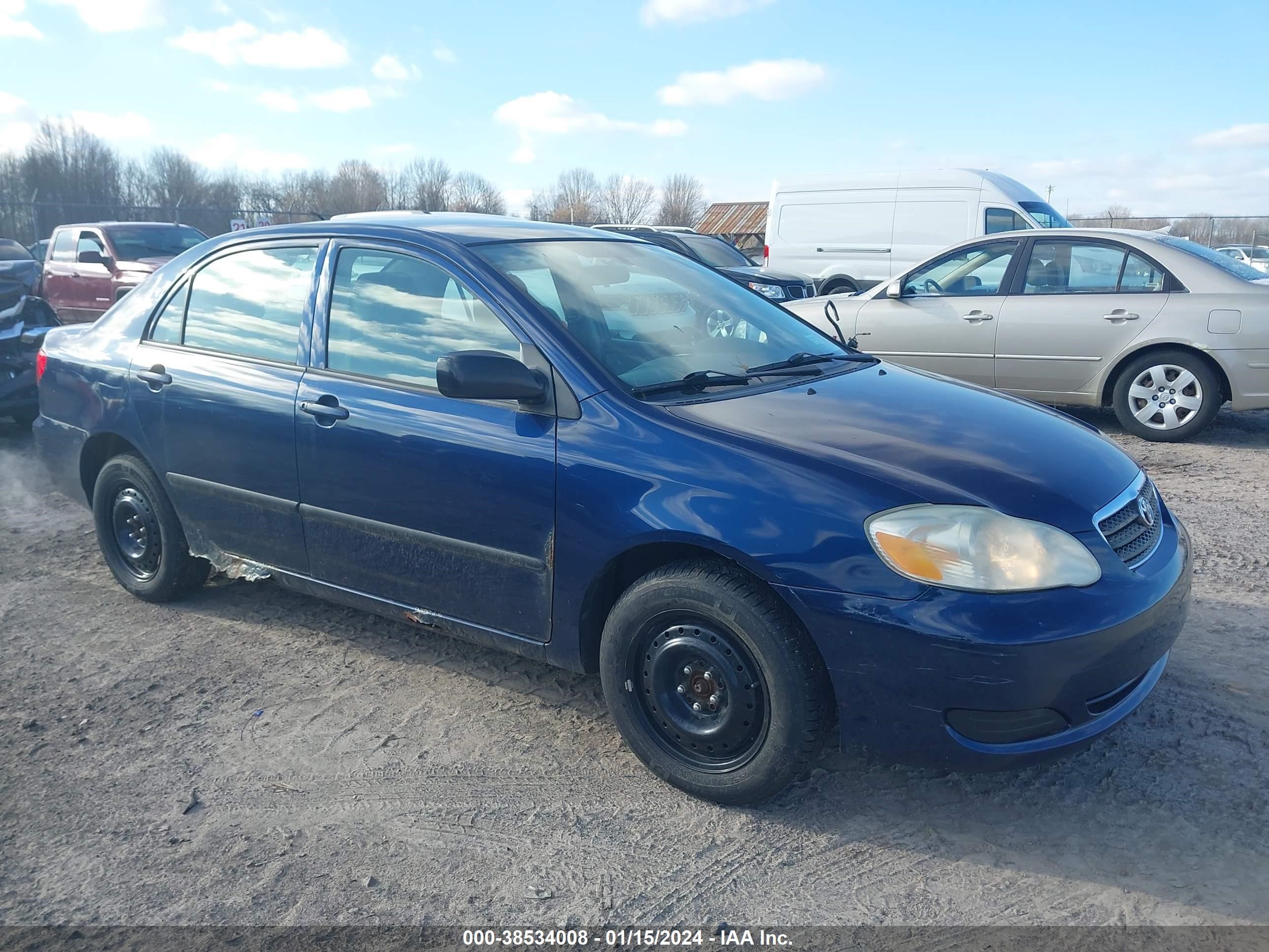 TOYOTA COROLLA 2007 2t1br32e97c850265