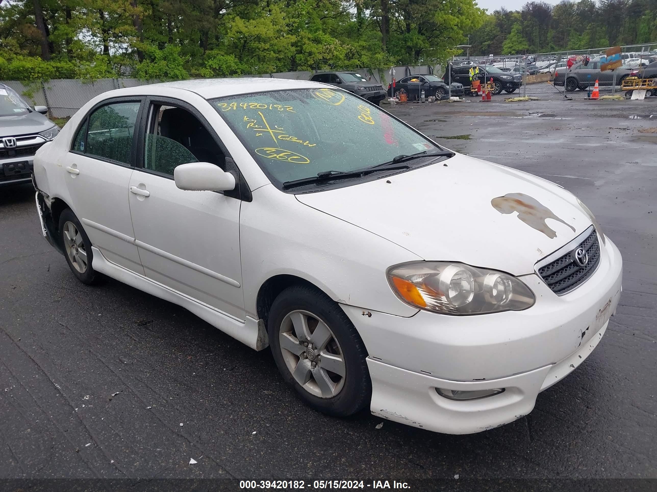 TOYOTA COROLLA 2008 2t1br32e98c879587