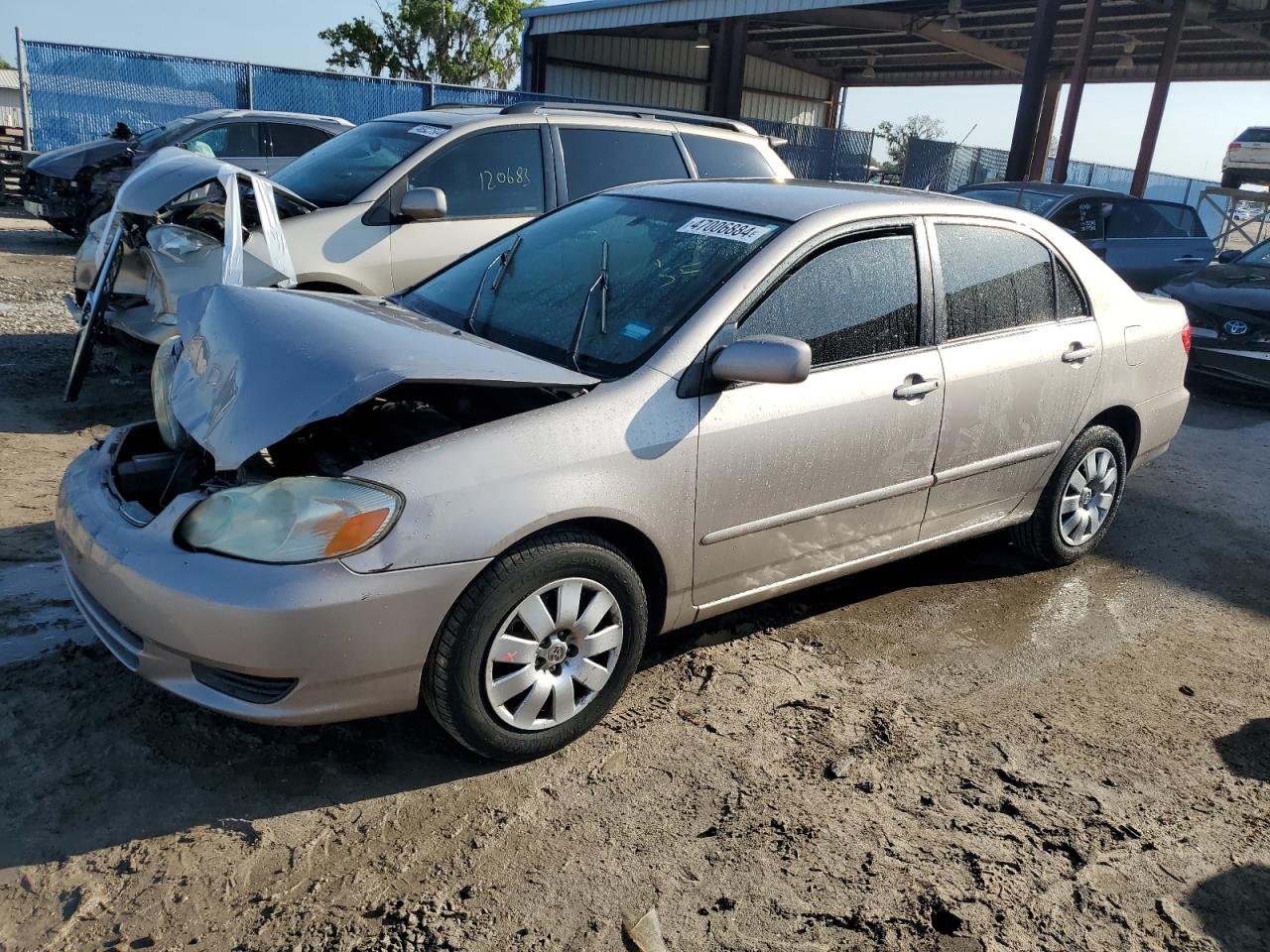 TOYOTA COROLLA 2003 2t1br32ex3c035423