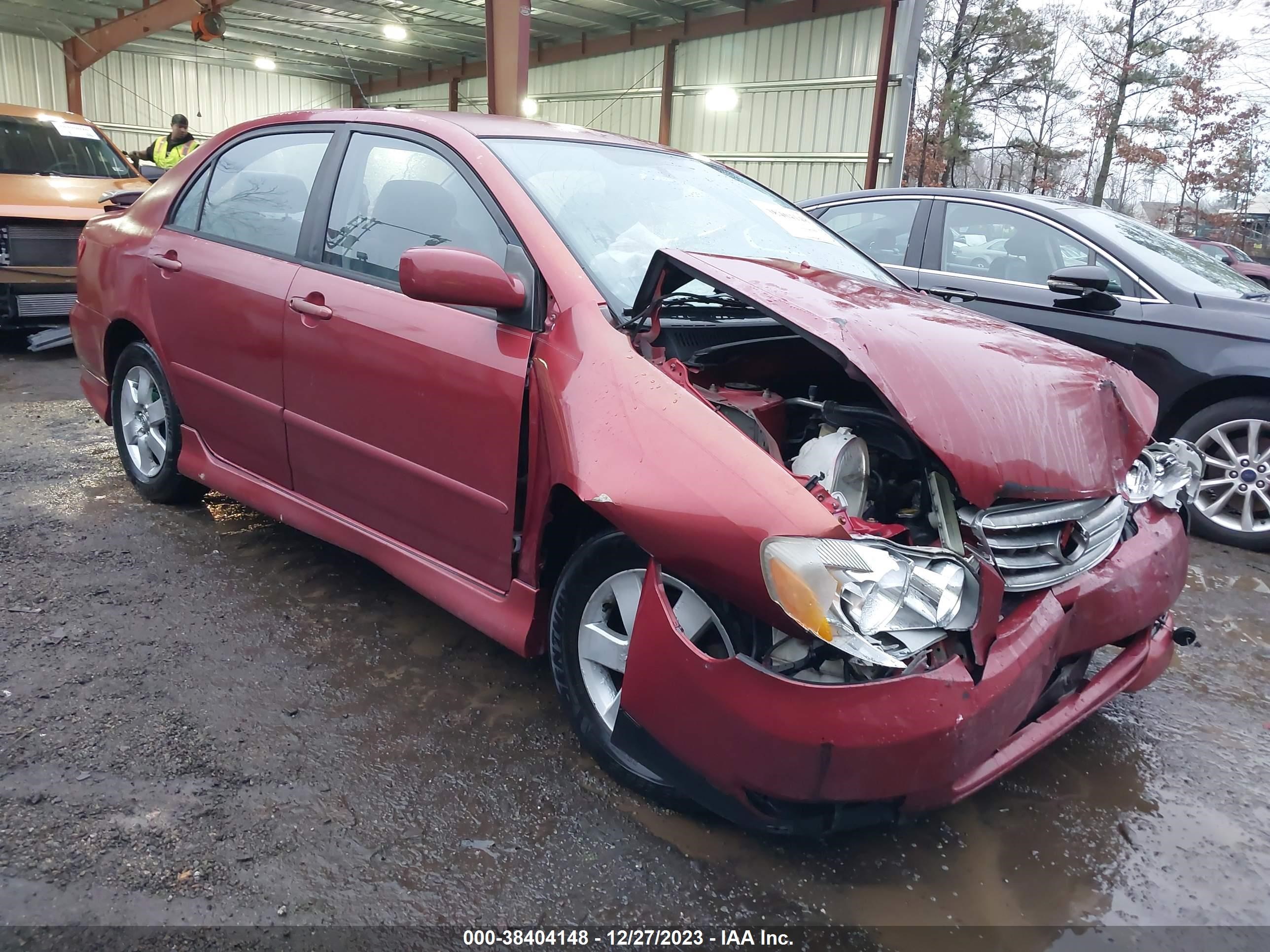 TOYOTA COROLLA 2003 2t1br32ex3c162477