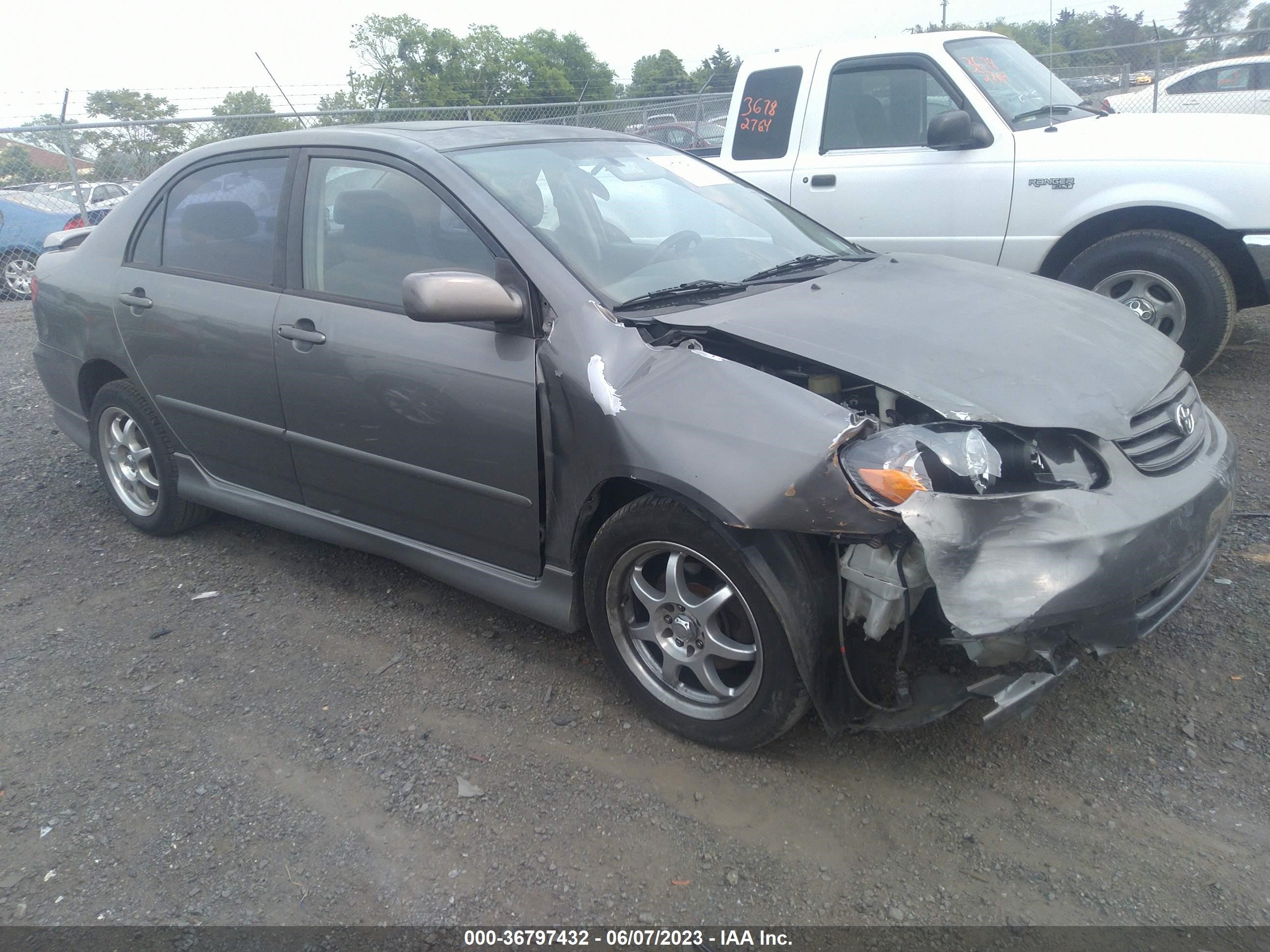 TOYOTA COROLLA 2004 2t1br32ex4c197070