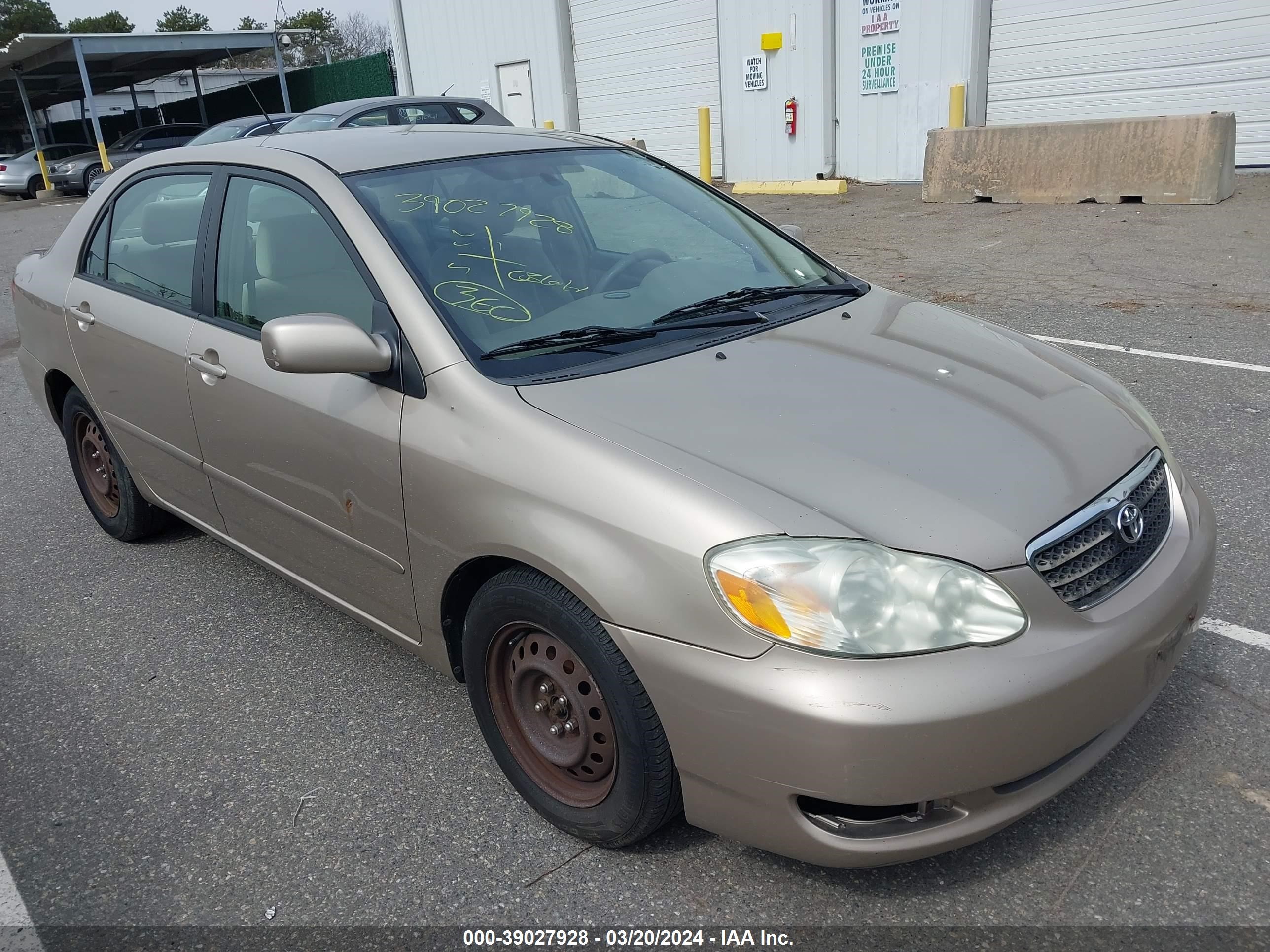 TOYOTA COROLLA 2007 2t1br32ex7c757139