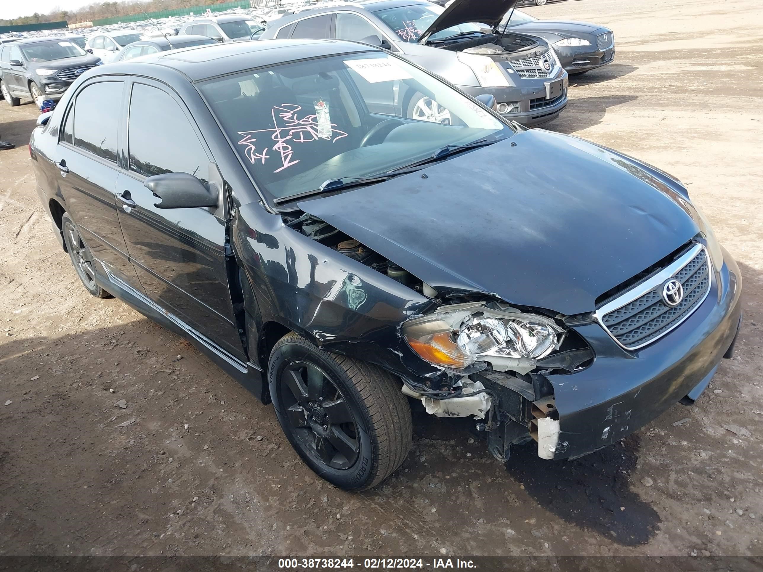 TOYOTA COROLLA 2007 2t1br32ex7c759585