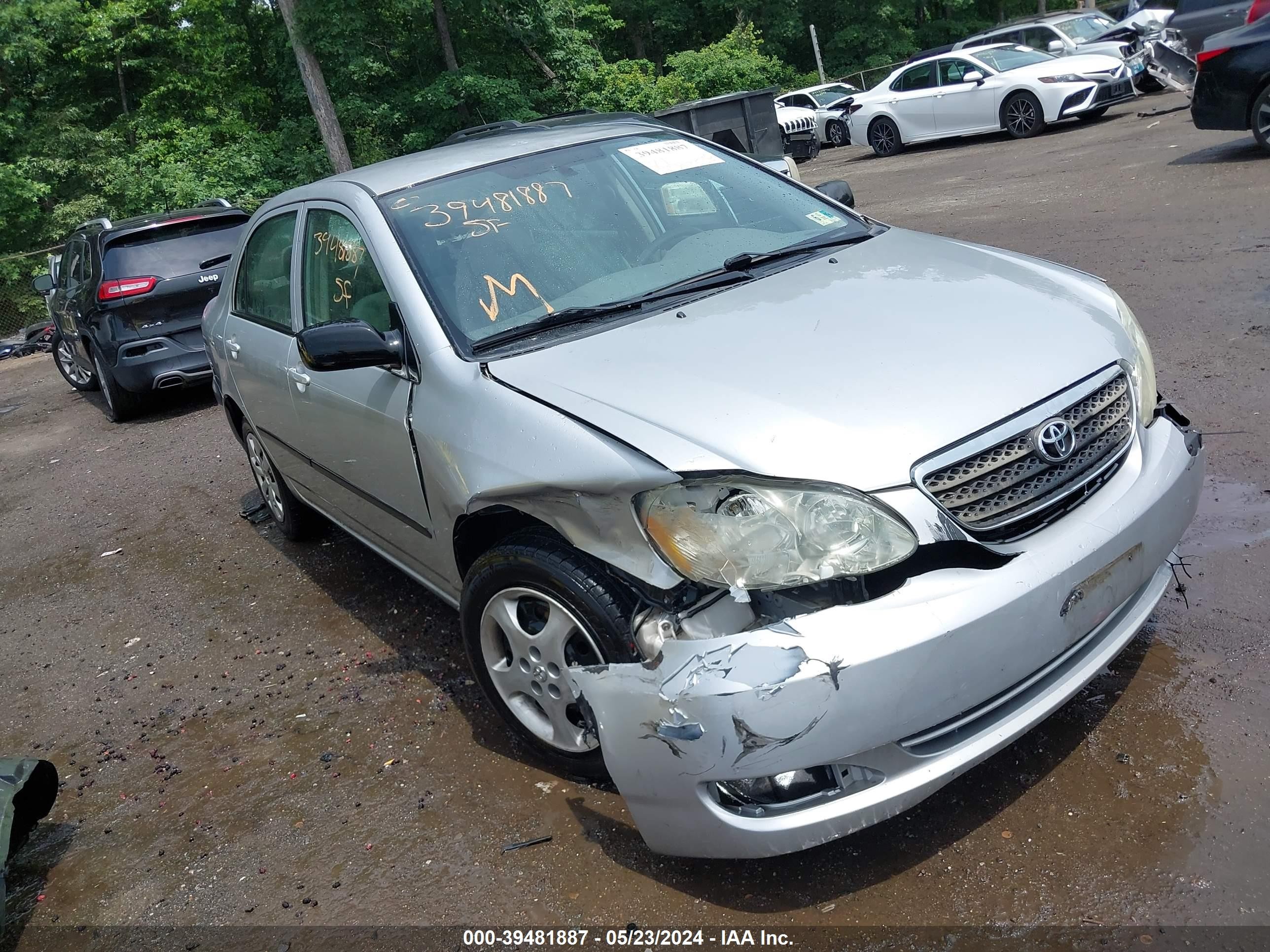 TOYOTA COROLLA 2007 2t1br32ex7c777326