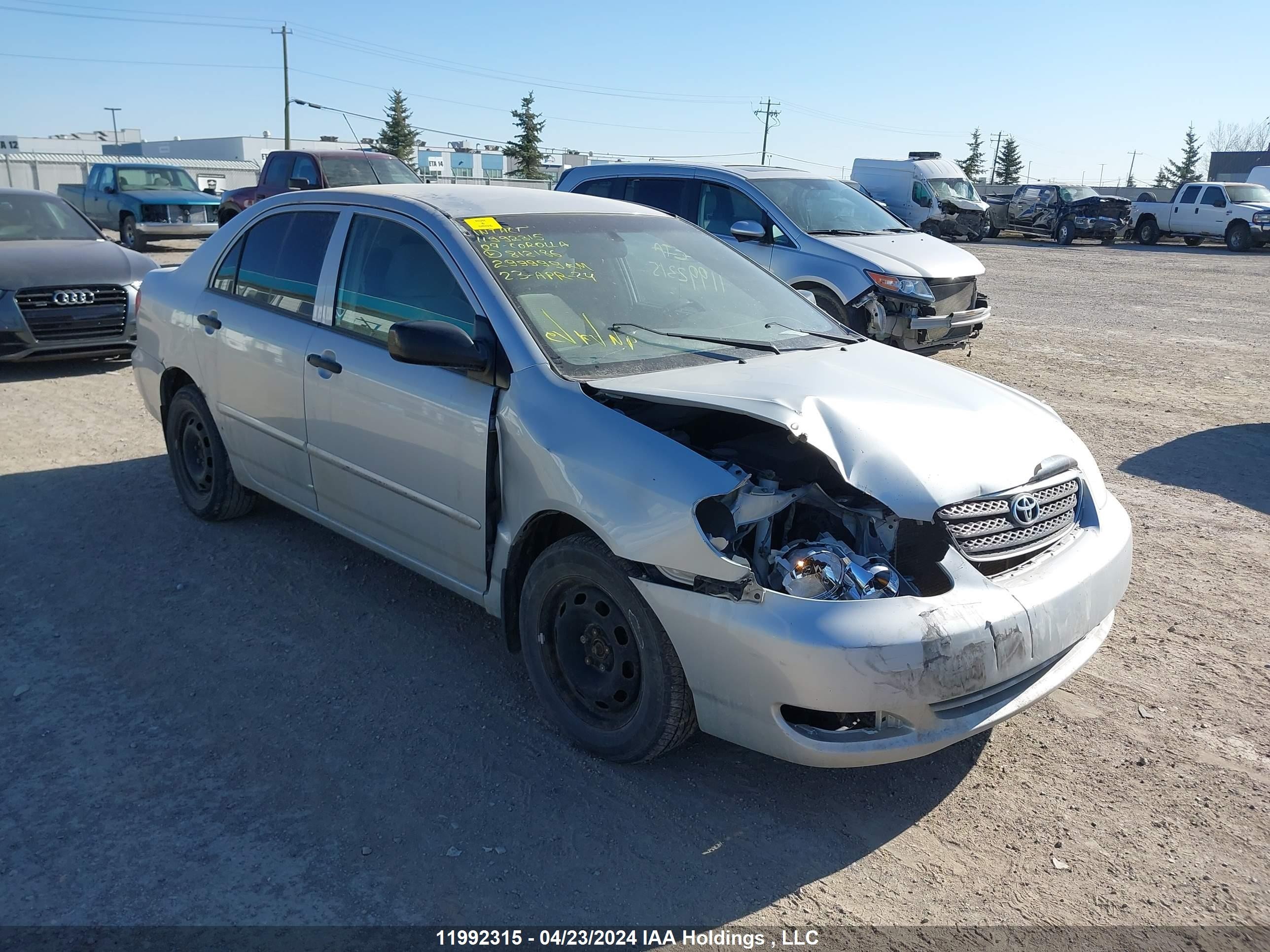 TOYOTA COROLLA 2007 2t1br32ex7c812186