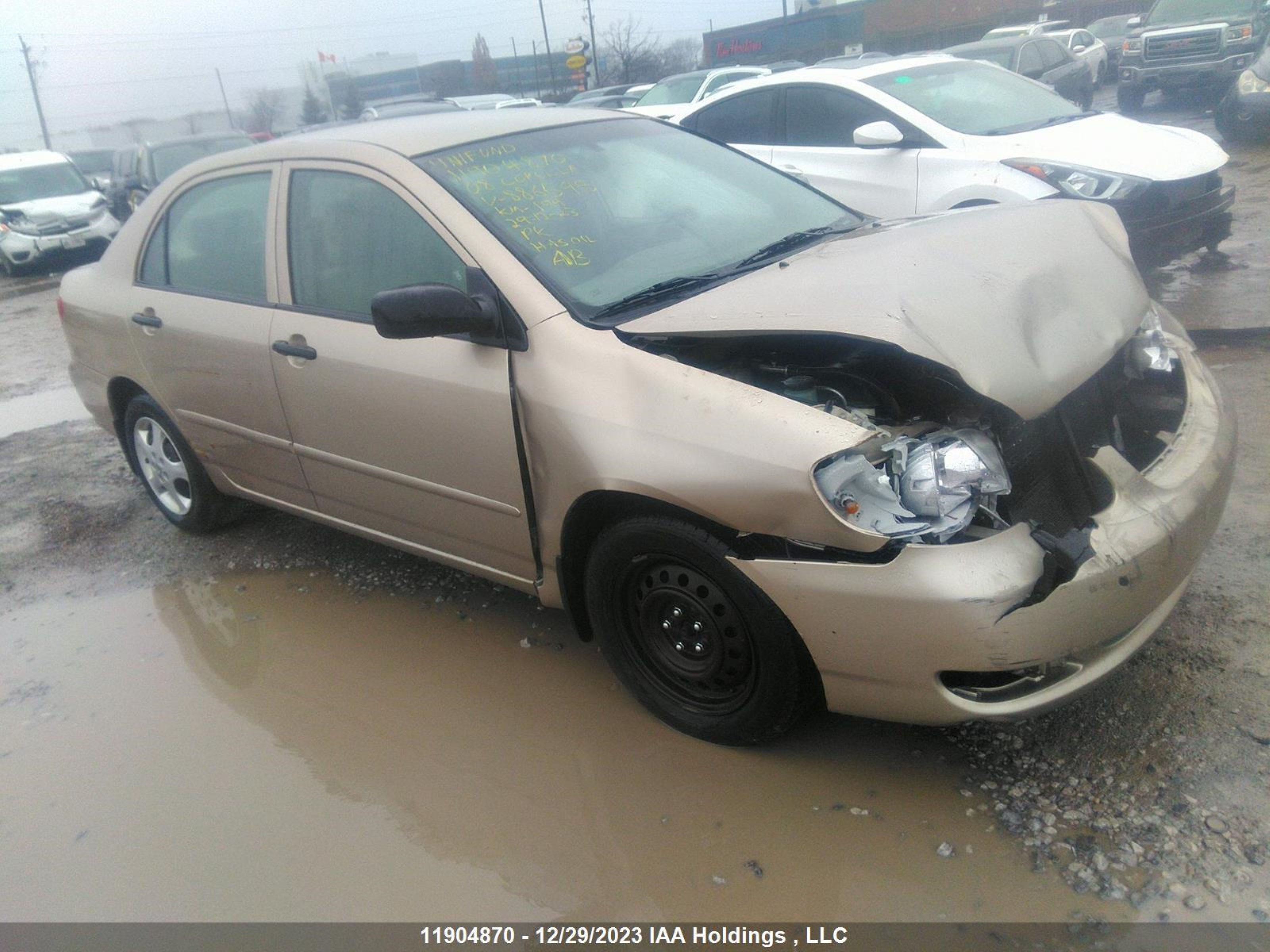 TOYOTA COROLLA 2008 2t1br32ex8c886595