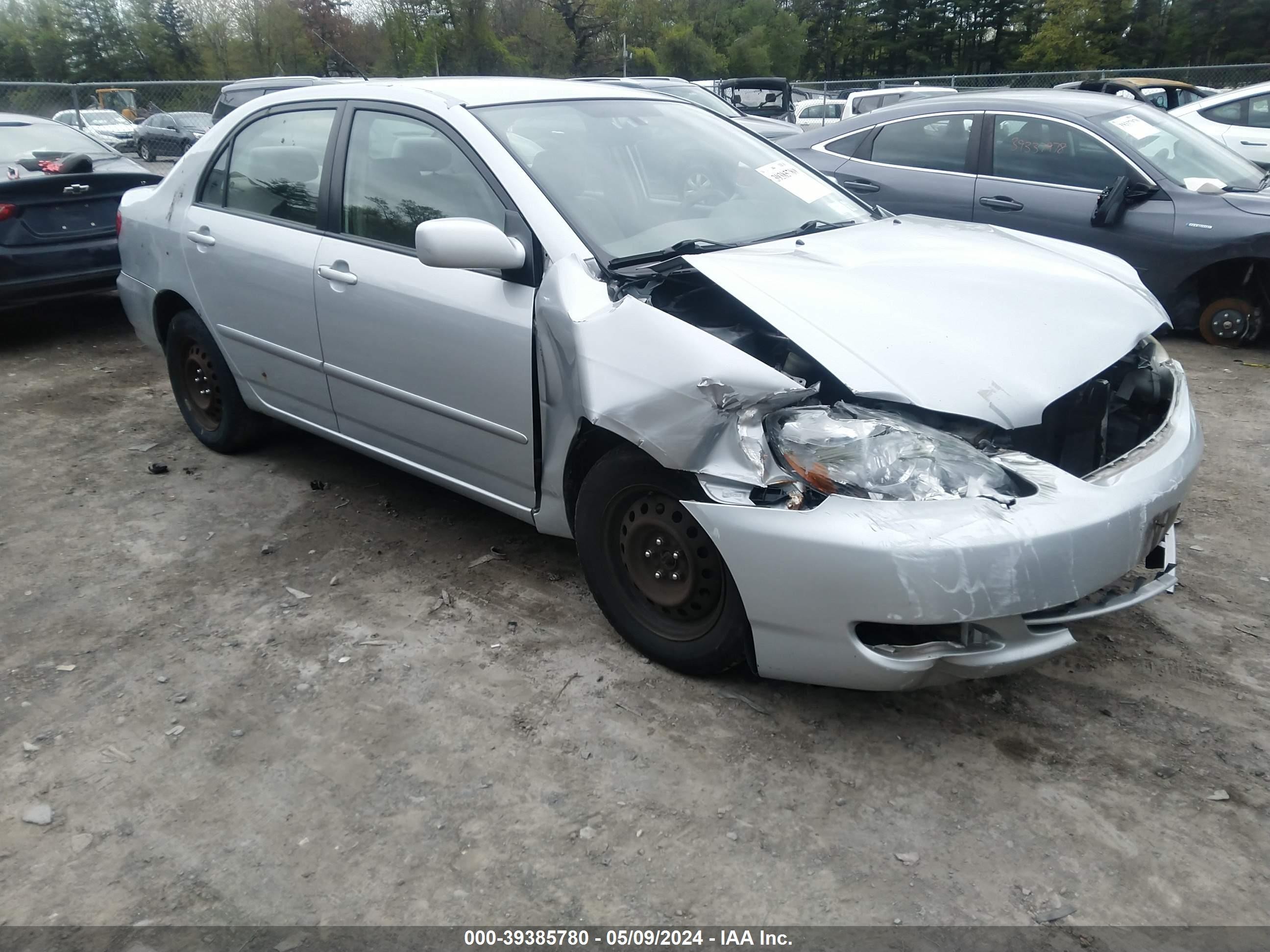 TOYOTA COROLLA 2008 2t1br32ex8c908837