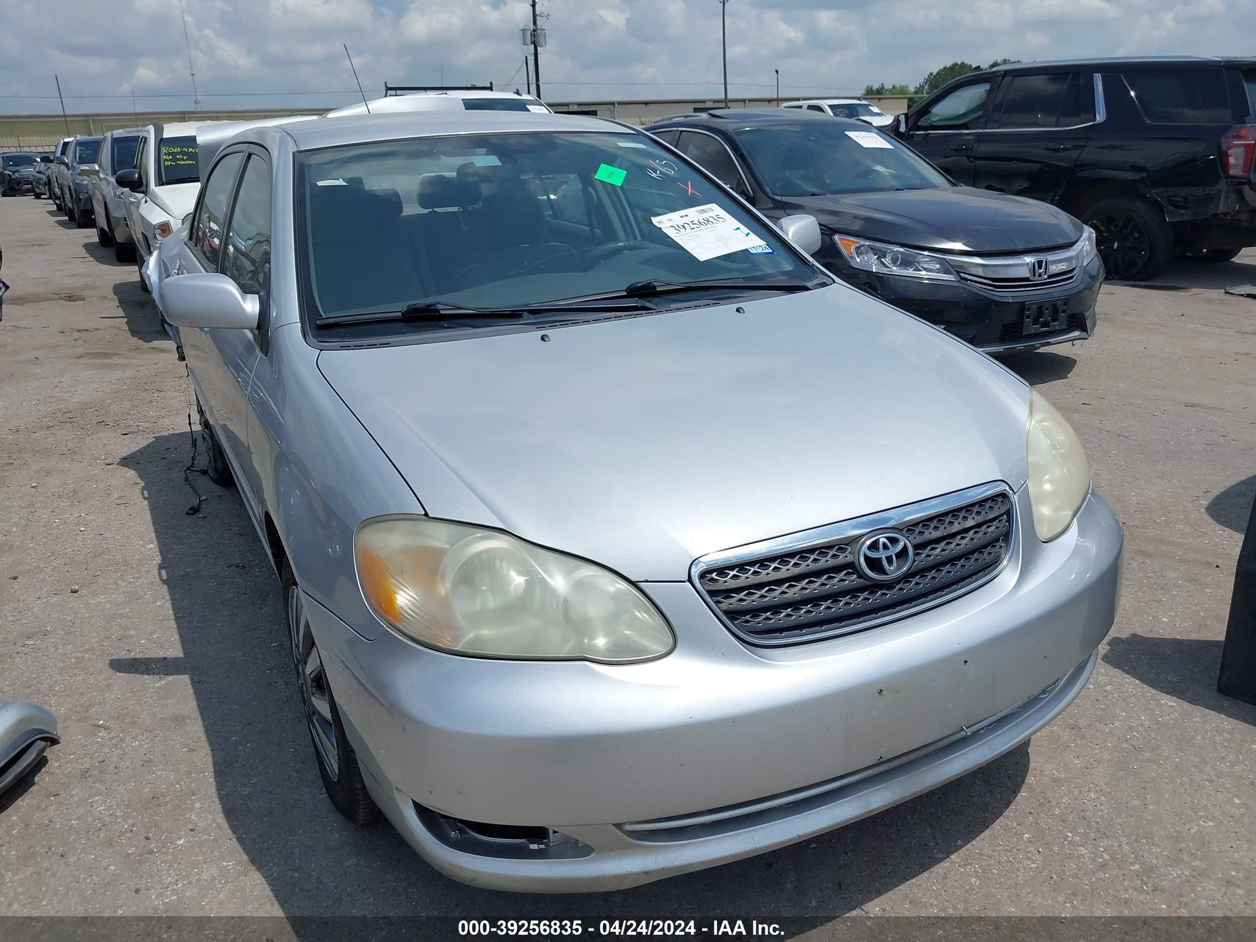 TOYOTA COROLLA 2008 2t1br32ex8c938582