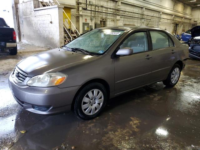 TOYOTA COROLLA 2003 2t1br38e43c096094